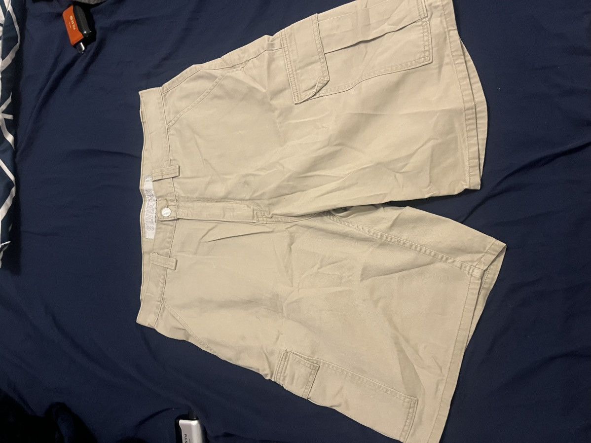 Levi's × Levi's Vintage Clothing Levi’s Silver Tab Cargo Shorts Size US 34 / EU 50 - 1 Thumbnail