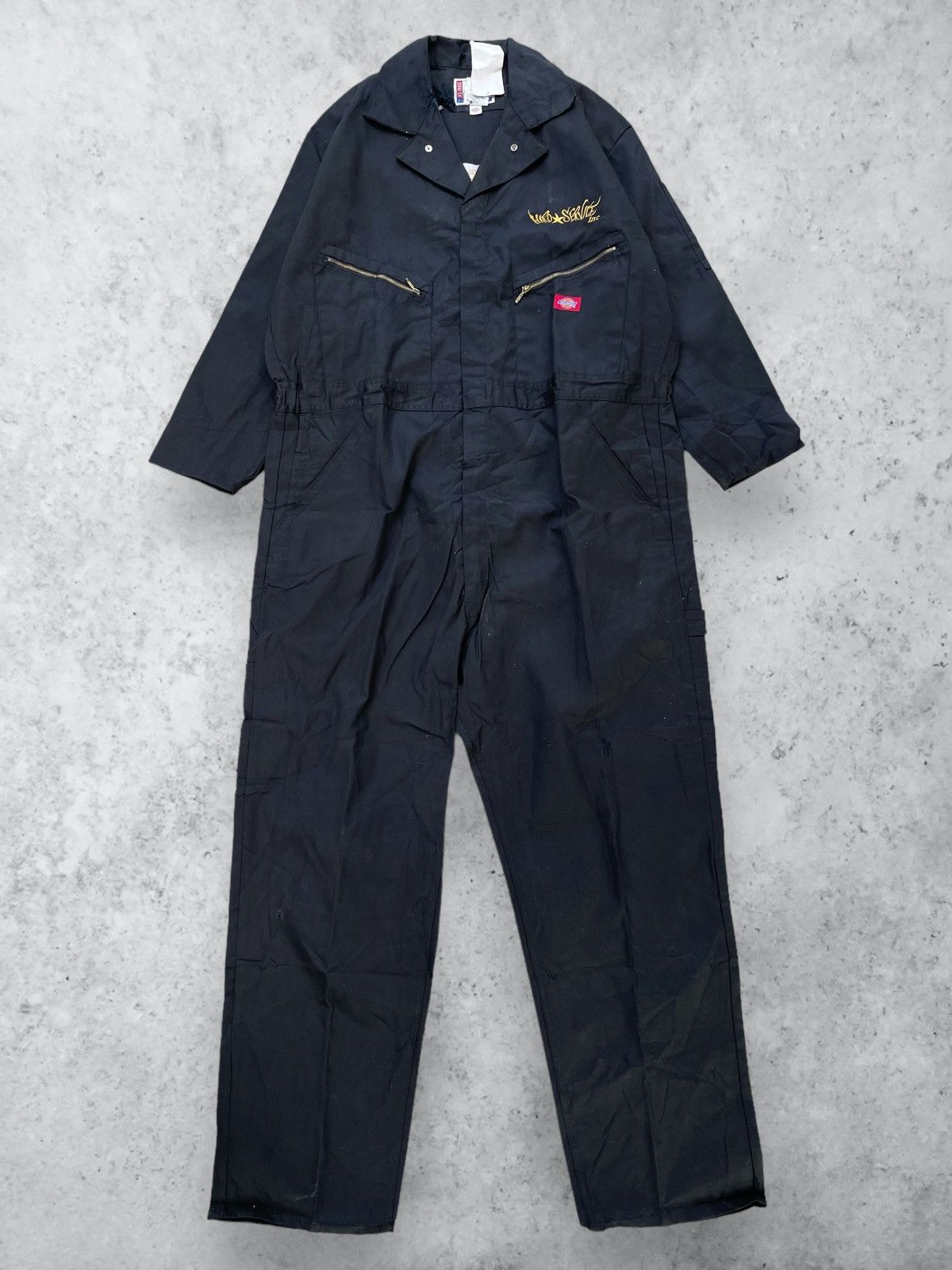 Dickies 🔥Vintage Dickies Men's "HIRO SERVICE" Logo Redhawk Coverall Size US XL / EU 56 / 4 - 2 Thumbnail