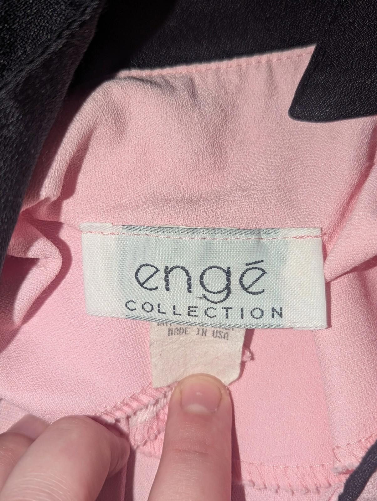 Designer VTG 80s Barbiecore Pink And Black Blazer W/ Shoulder Pads Size L / US 10 / IT 46 - 5 Thumbnail