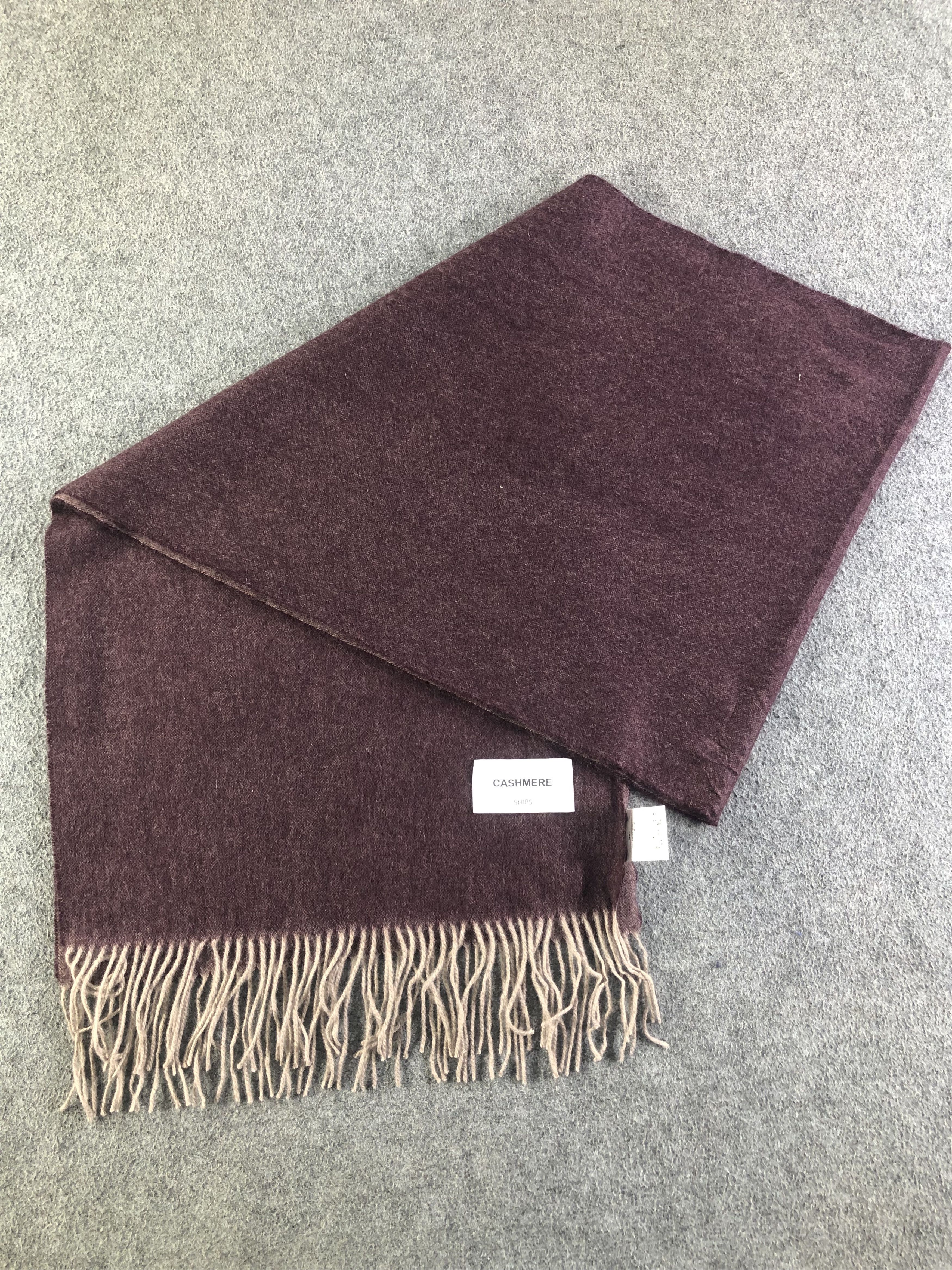SHIPS Ships Cashmere Scarf / Muffler / Neckwear SS1250 Size ONE SIZE - 7 Thumbnail