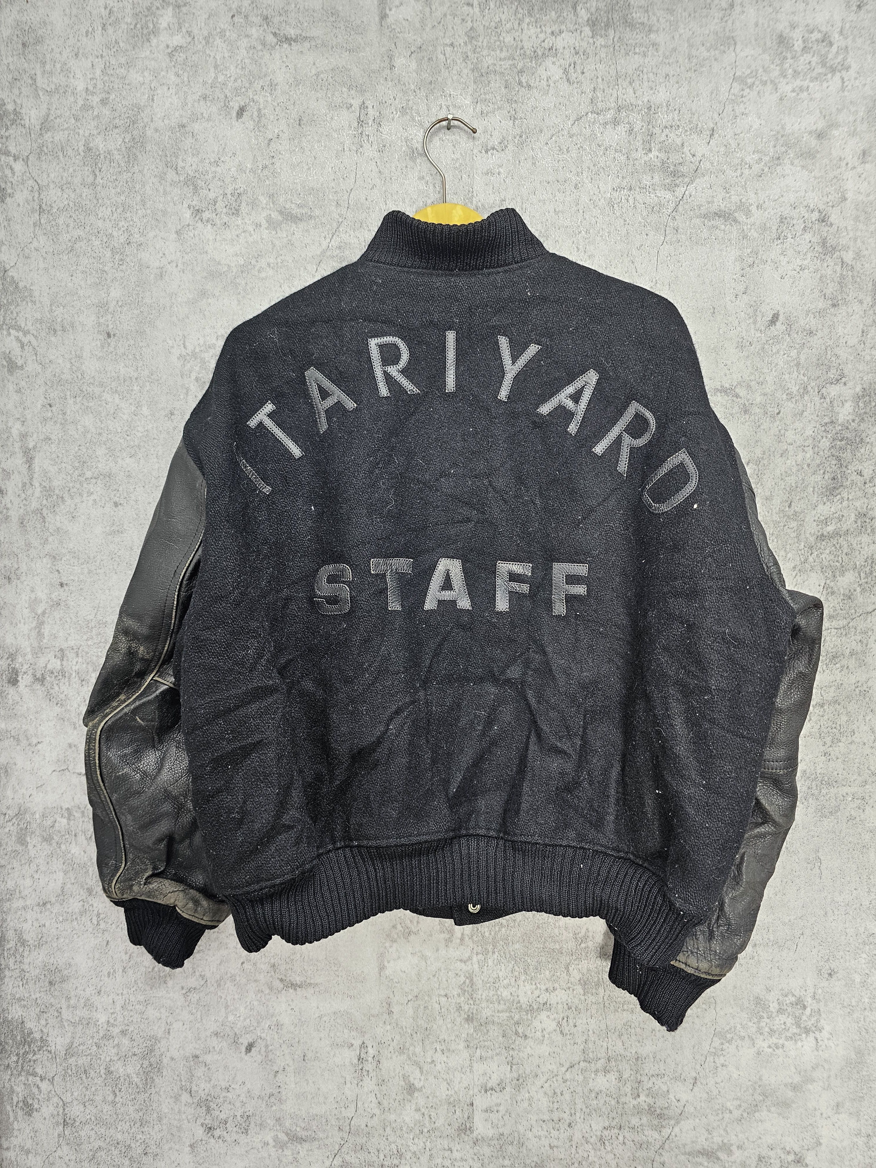 Other Vintage ITARIYARD STAFF Leather Wool Varsity Jacket J0095 Size US L / EU 52-54 / 3 - 2 Thumbnail