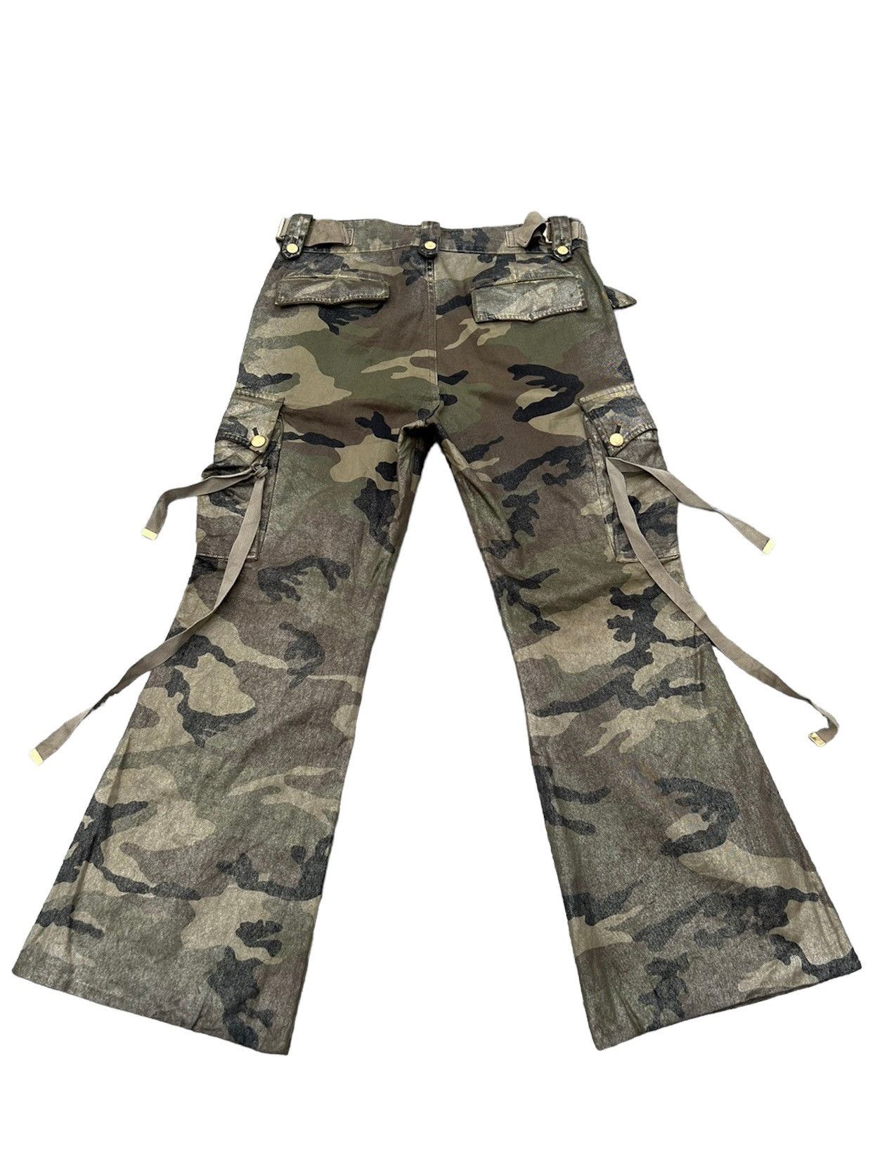 DRESSTERIOR Dress Camp Japan Shiny Camo Parachute Flare Cargo Trouser Size US 31 - 2 Thumbnail