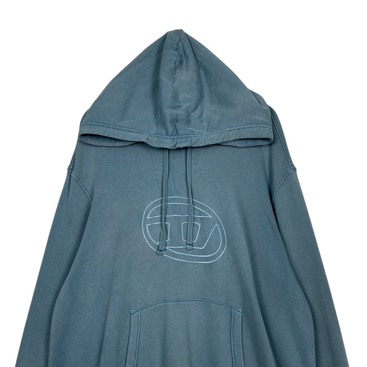 Diesel DIESEL Big Logo Pullover Hoodie Sweatshirt #2528-C114 Size US XXL / EU 58 / 5 - 2 Thumbnail