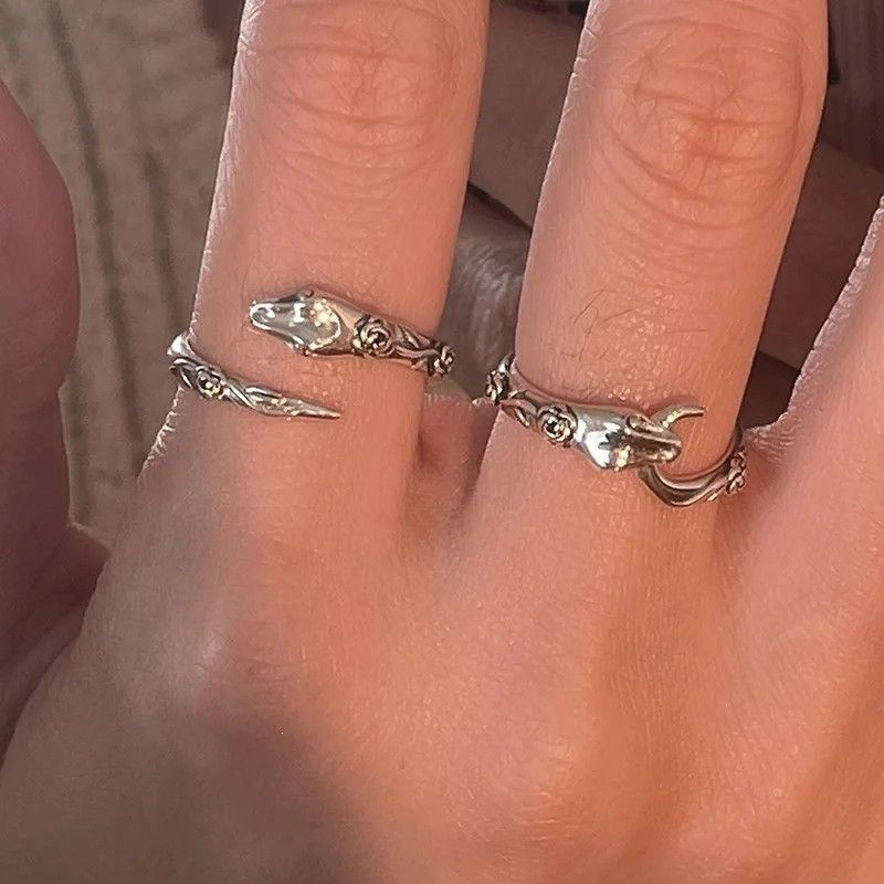 Jewelry Snake Ring Adjustable Size ONE SIZE - 3 Thumbnail