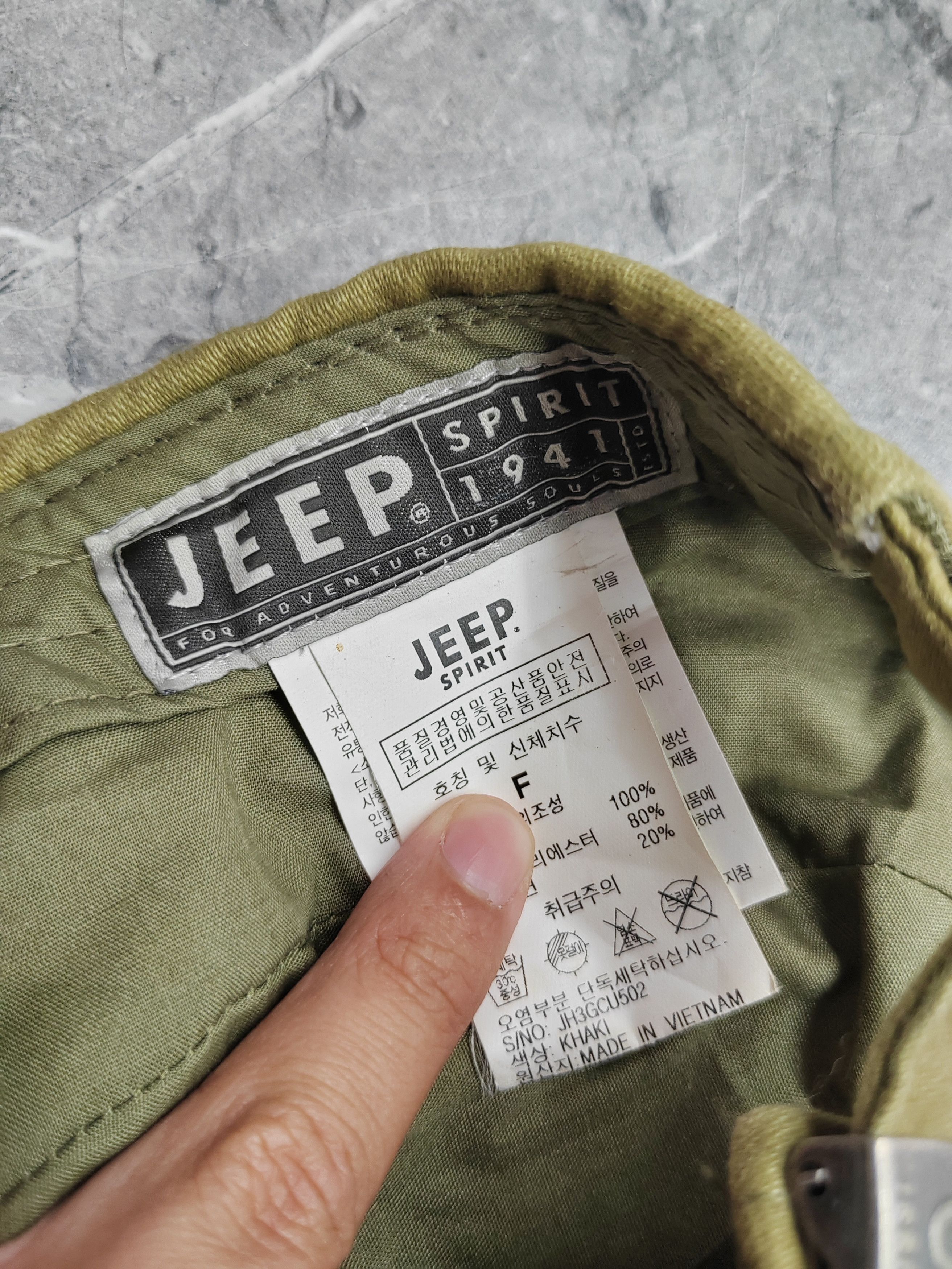 Jeep Vintage JEEP Distressed Style Cap Hat Size ONE SIZE - 6 Thumbnail