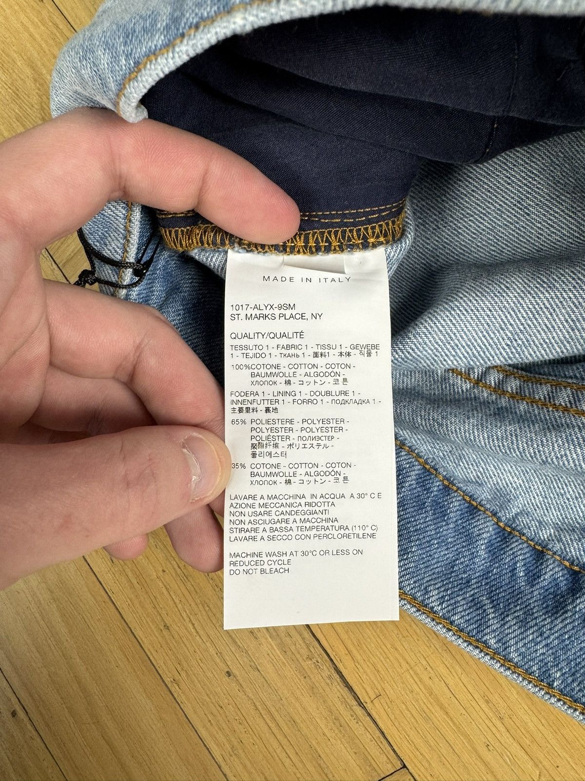 1017 ALYX 9SM 1017 ALYX 9SM FW23 OVERSIZED DENIM CARGO PANTS Size US 32 / EU 48 - 8 Thumbnail