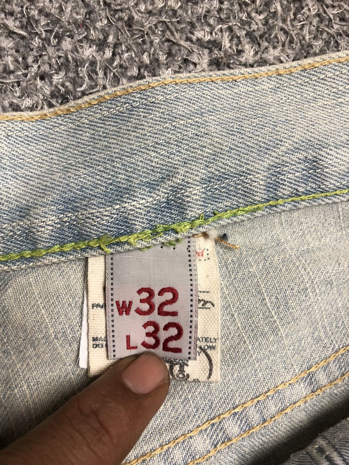 Abercrombie & Fitch Vintage Crazy Distressed Abercrombie And Fitch Flare Jeans Size US 33 - 19 Thumbnail