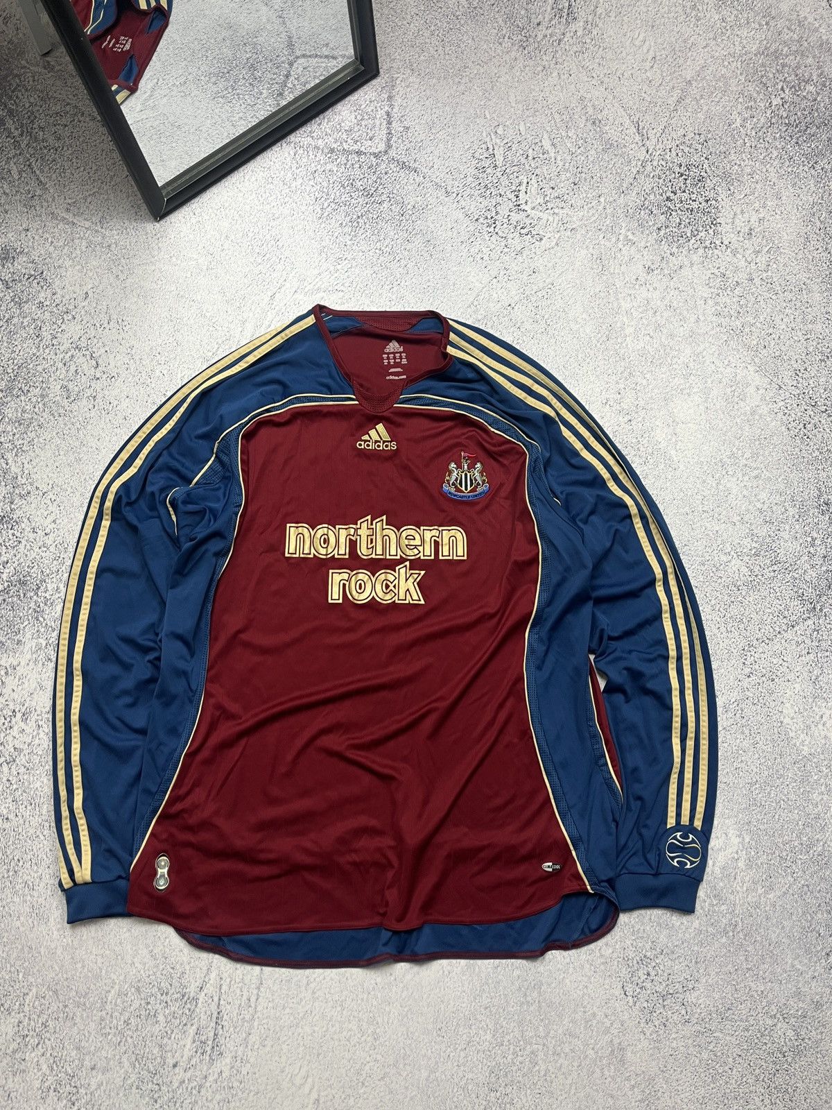 Adidas Adidas Newcastle United 2006 Away Longsleeve Soccer Jersey Size US XXL / EU 58 / 5 - 1 Thumbnail