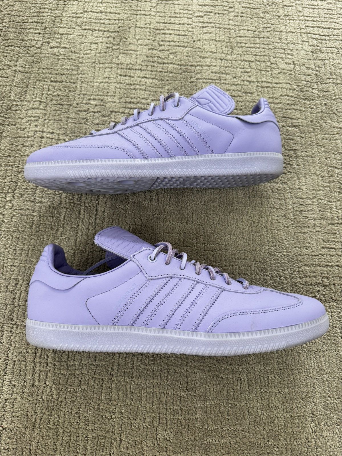 Adidas × Pharrell Samba Pharrell Humanrace Purple Sneakers Size US 12.5 / EU 45-46 - 1 Thumbnail