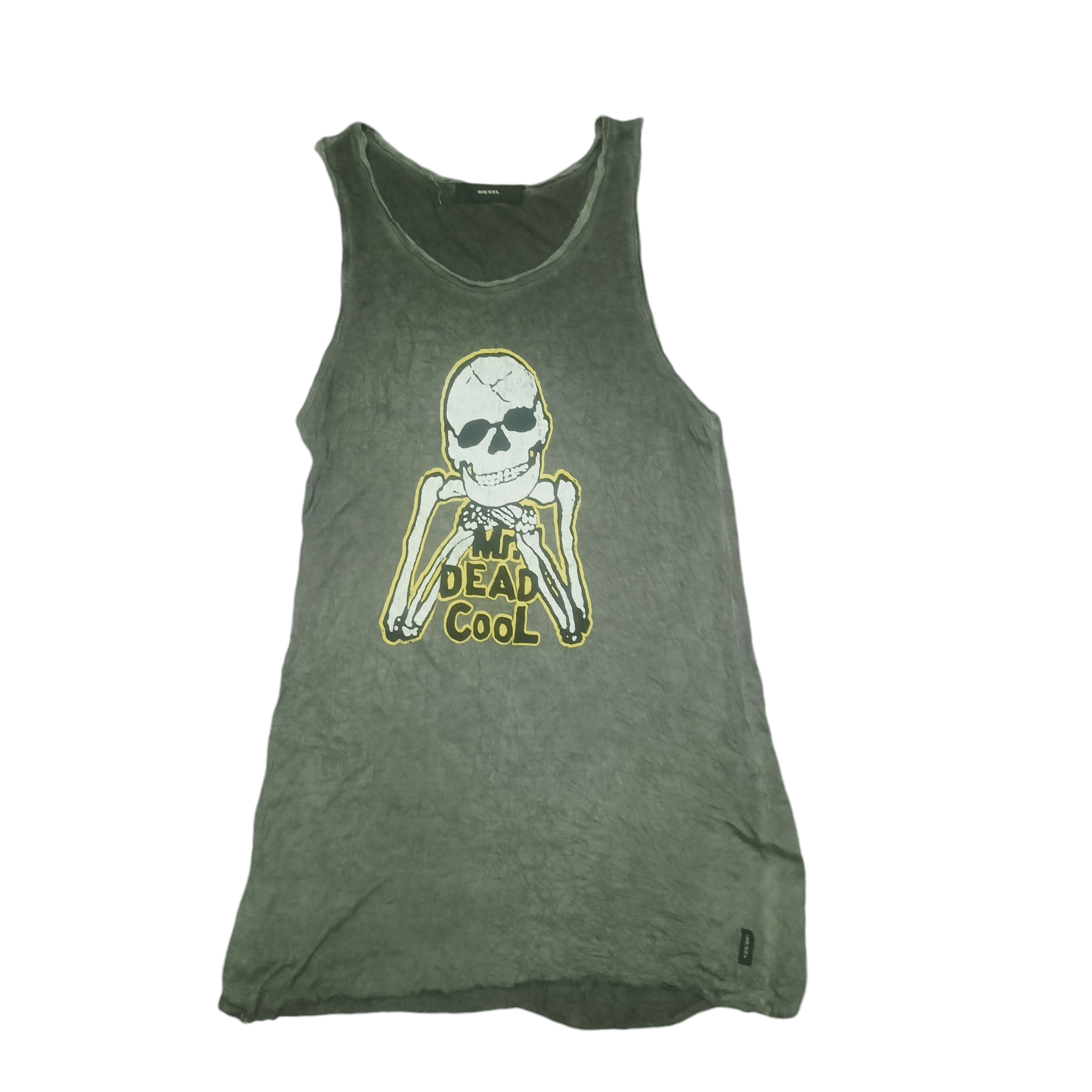Diesel Rare Rayon DIESEL MR.DEAD COOL SLEEVELESS tank top Size US XS / EU 42 / 0 - 1 Thumbnail