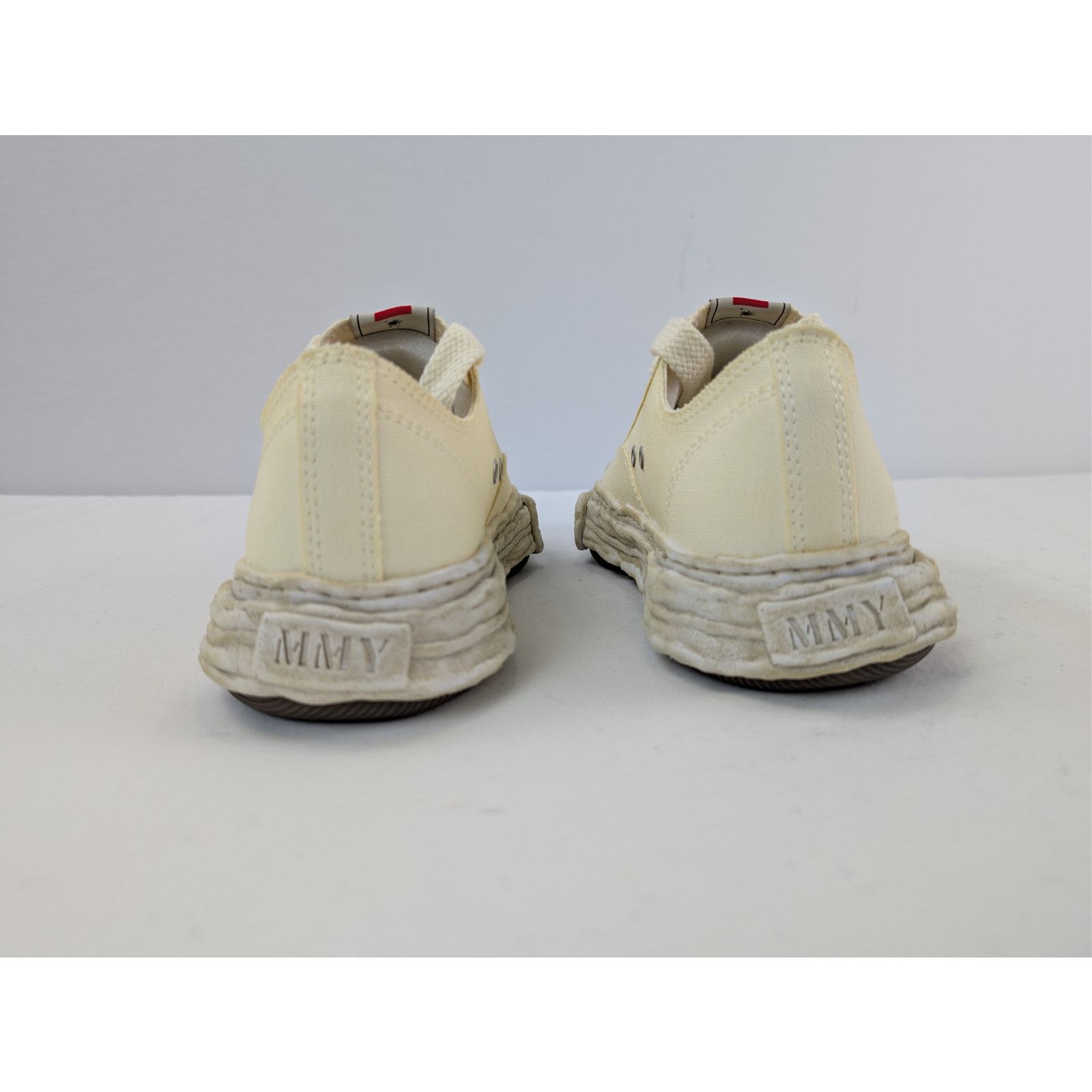 Maison MIHARA YASUHIRO o1rshd1 Peterson 23 OG Sole Canvas Low-Top Sneaker in White Size US 8 / EU 41 - 11 Thumbnail