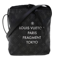 Louis Vuitton Monogram Eclipse MONOGRAM ECLIPSE DRAGONNE BAG CHARM & KEY  HOLDER M61950 Keyring (Black)