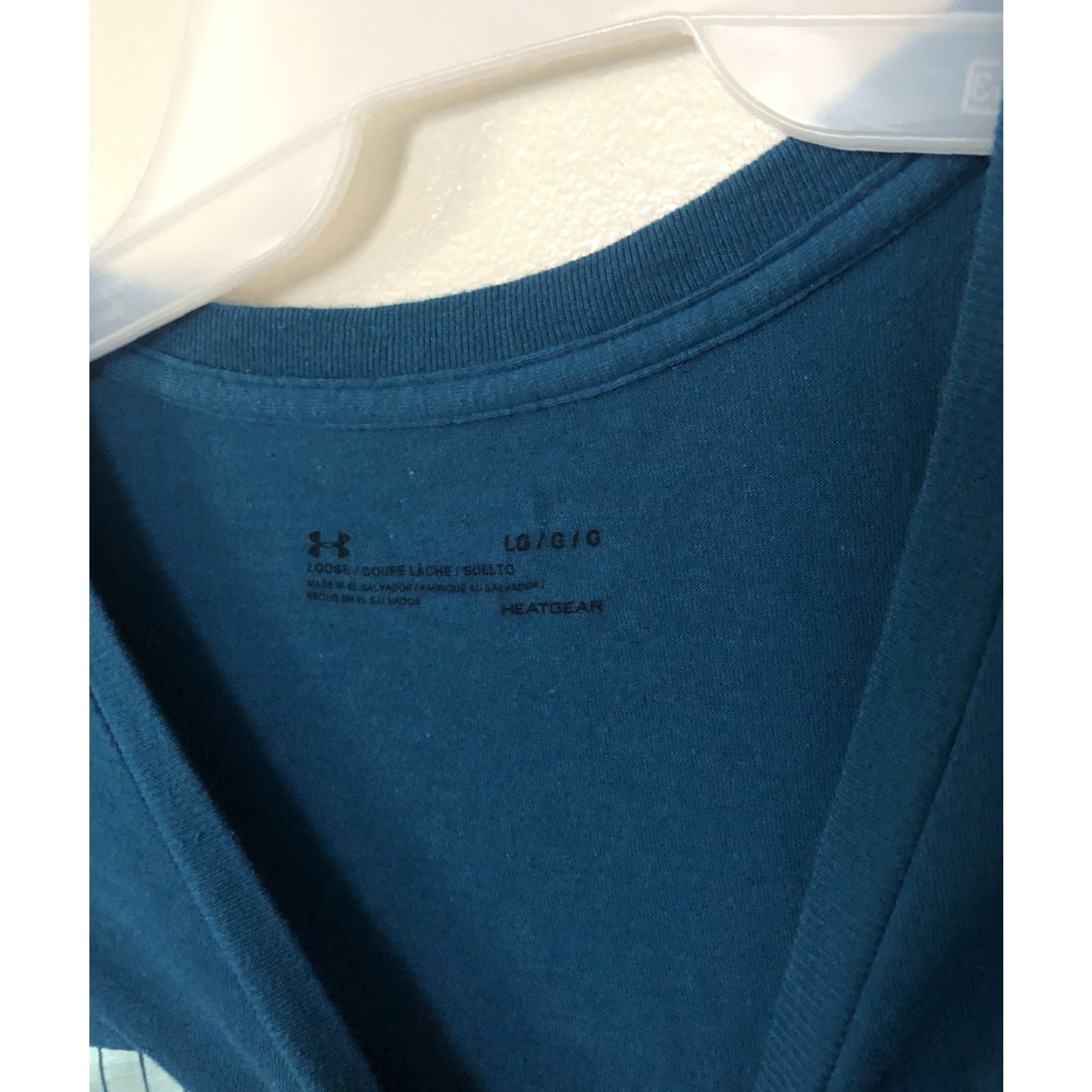 Under Armour Under Armour Shirt L Men Blue Logo HeatGear Outdoors Graphic Lightweight Crew Neck Short Sleeve Shirt Regular Size L Size US L / EU 52-54 / 3 - 3 Thumbnail
