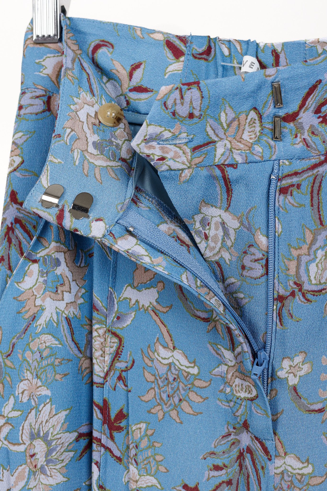 Veronica Beard Veronica Beard Pomeline Floral-Print Crepe de Chine Pants Size 25" / US 0 / IT 36 - 8 Thumbnail