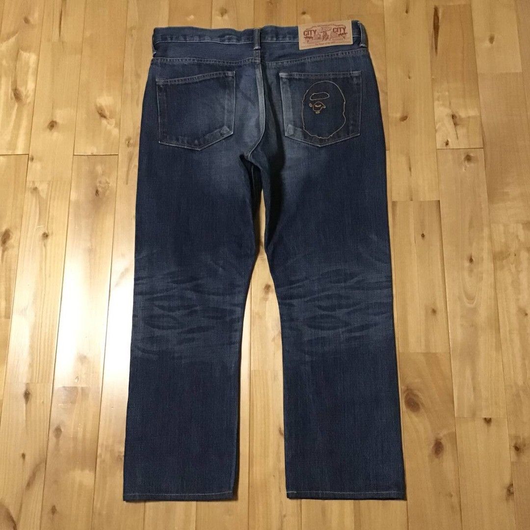 Bape BAPE CAMO Damage denim pants a bathing ape ★size L Size US 34 / EU 50 - 2 Thumbnail