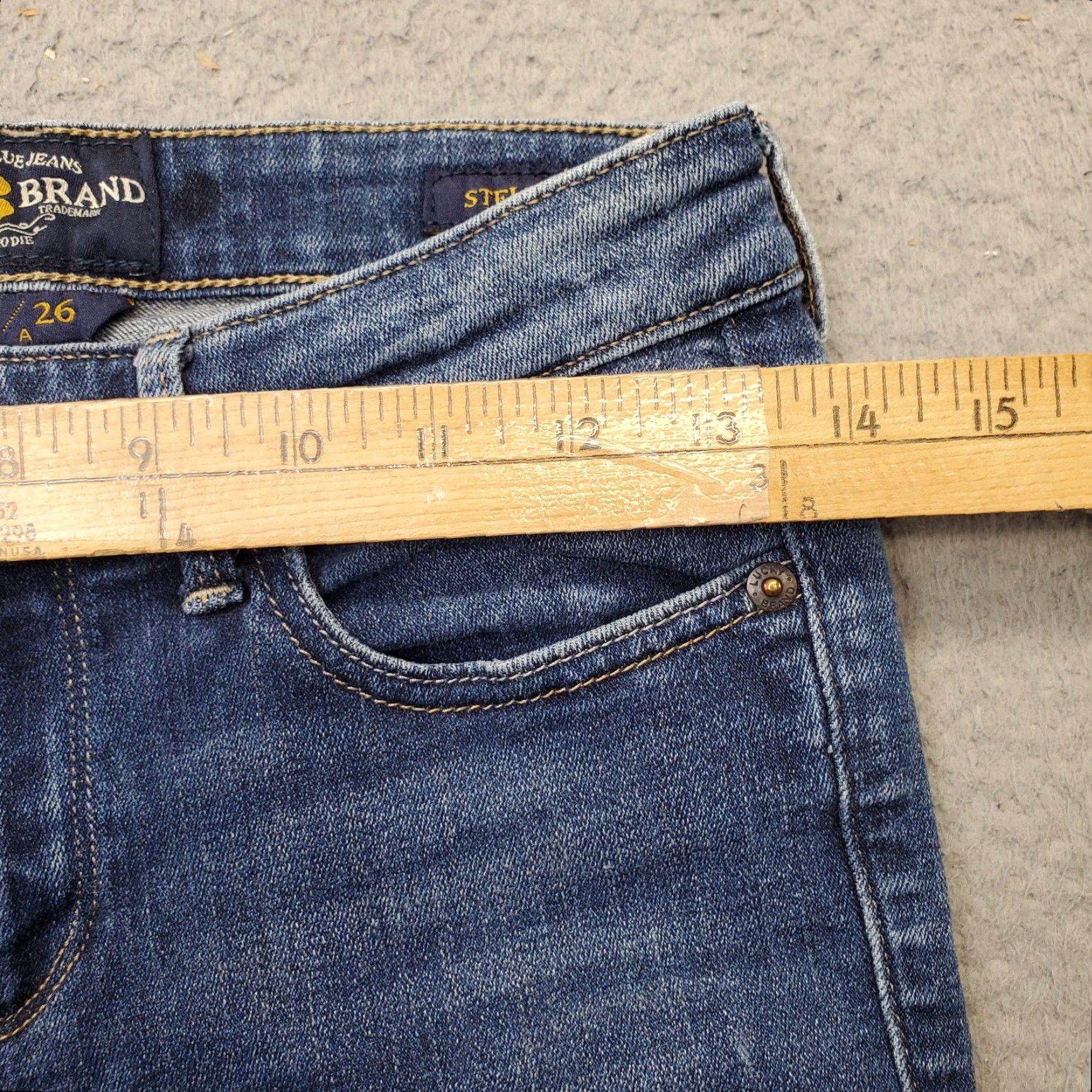 Lucky Brand Lucky Brand Jeans Women 2 Denim Slim Stretch 5-Pocket Blue 28 Inseam 26.5 Inseam Vintage: No Size 2 Size 26" / US 2 / IT 38 - 6 Thumbnail