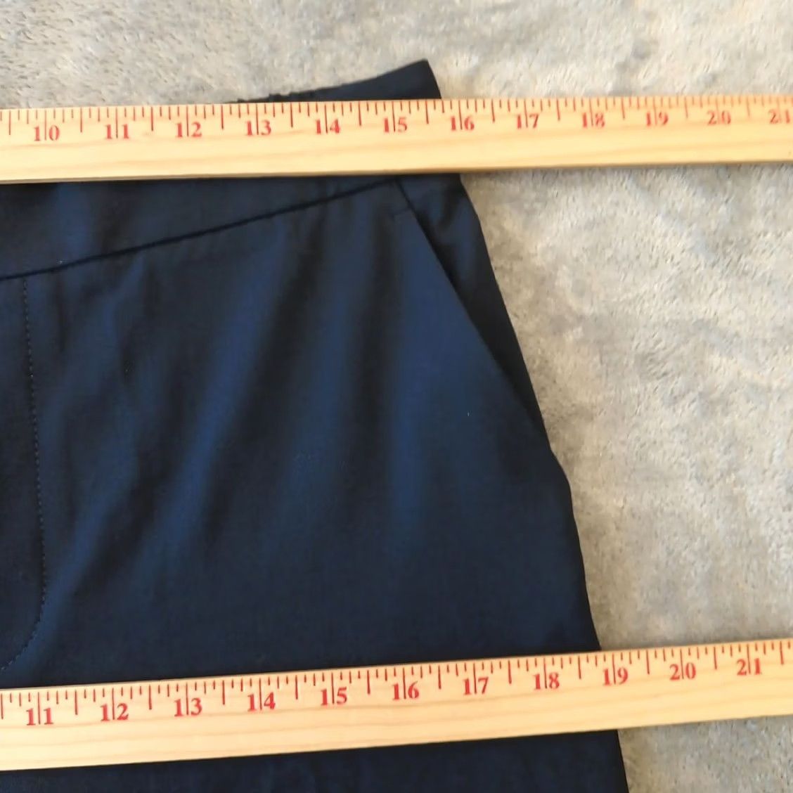 Banana Republic Banana Republic Hayden Ankle Pants Womens Size 8 Blue Pull On Pockets 31x27 Size 30" / US 8 / IT 44 - 3 Thumbnail