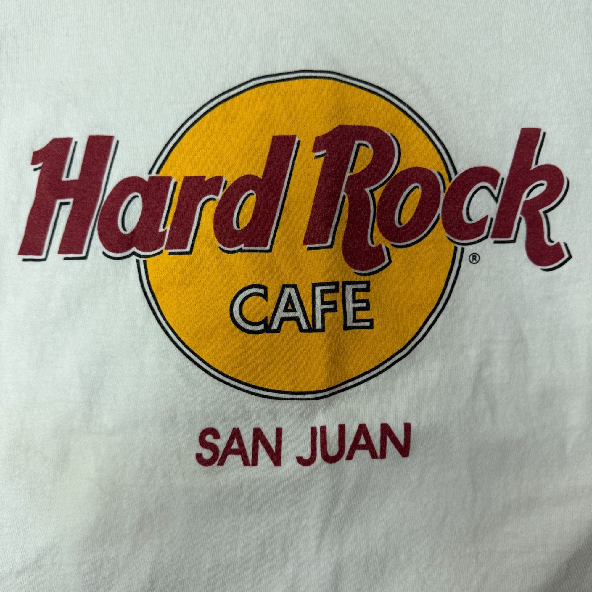 Hard Rock Cafe 90's HARD ROCK Cafe SAN JUAN Streetwear Save Planet T Shirt Size US S / EU 44-46 / 1 - 2 Thumbnail