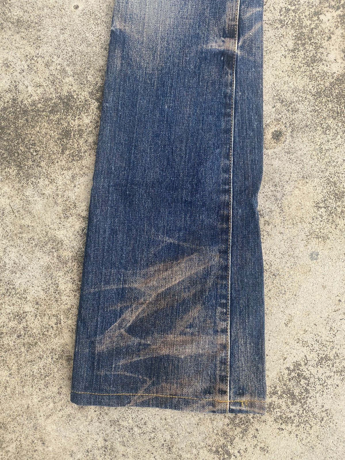 If Six Was Nine × Japanese Brand Flare Jeans Modern Lovers Clawmark Mud Distressd Size US 30 / EU 46 - 4 Thumbnail