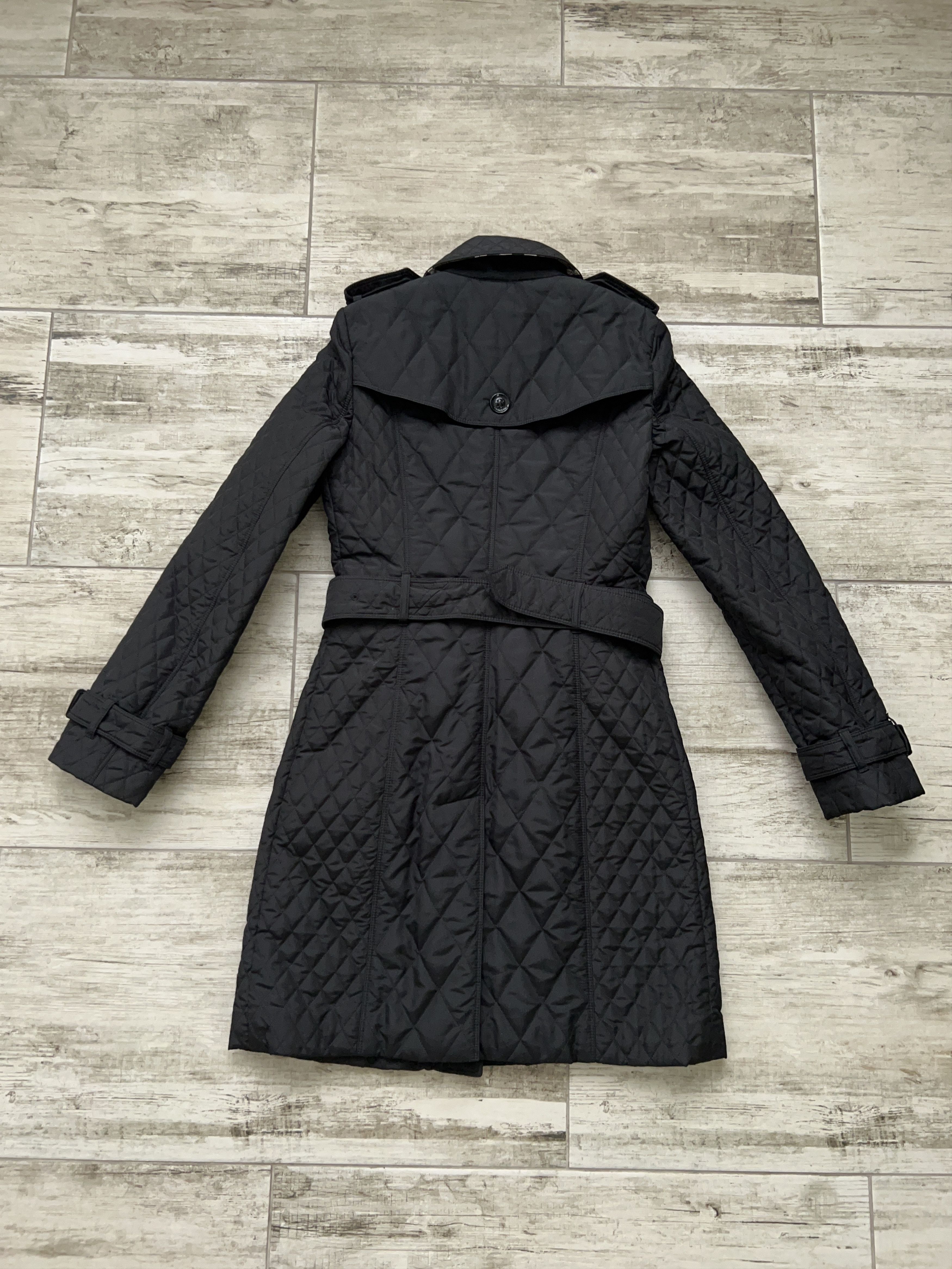 Burberry Womens Burberry Long Jacket Coat Quilted Black Size US 2 Size XS / US 0-2 / IT 36-38 - 10 Thumbnail