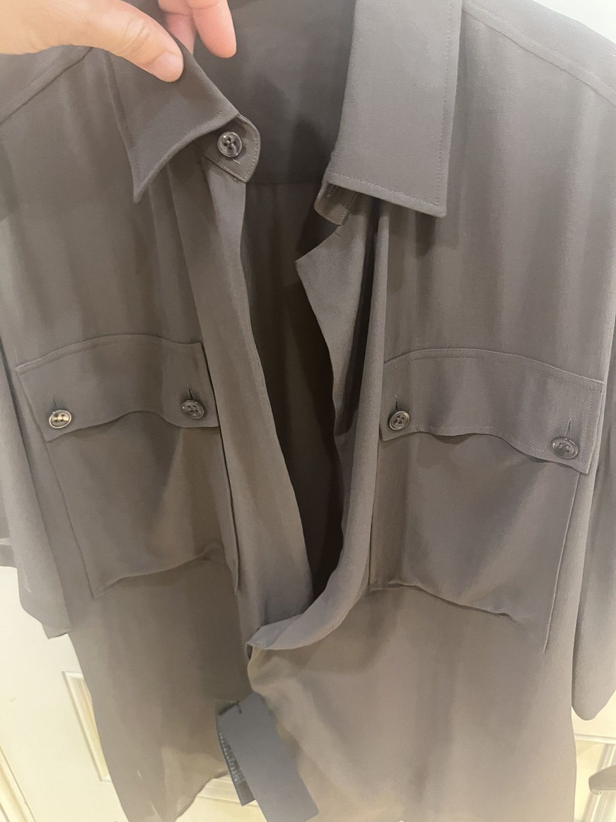 Saint Laurent Paris silk short sleeve shirt.collar size39 Size US M / EU 48-50 / 2 - 3 Thumbnail