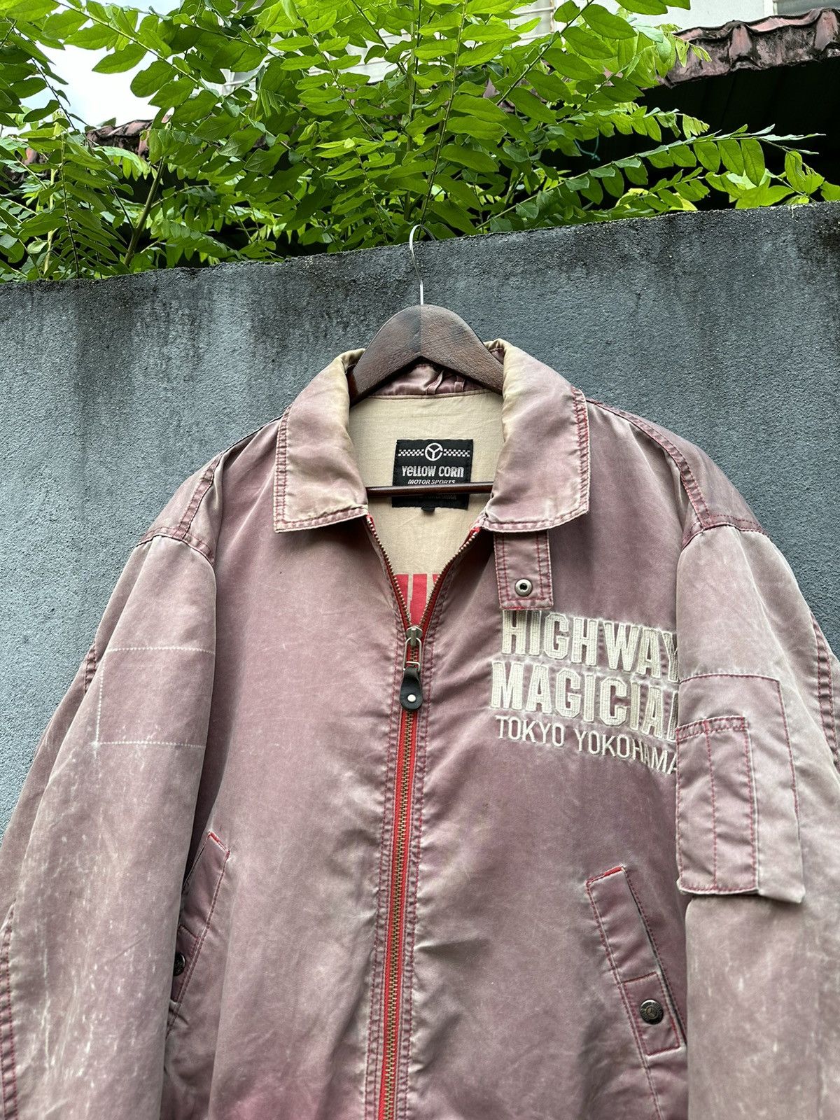 YELLOW CORN 👹Vintage Faded Yellow Corn SLEDGE HAMMER Bomber Jacket Size US M / EU 48-50 / 2 - 5 Thumbnail