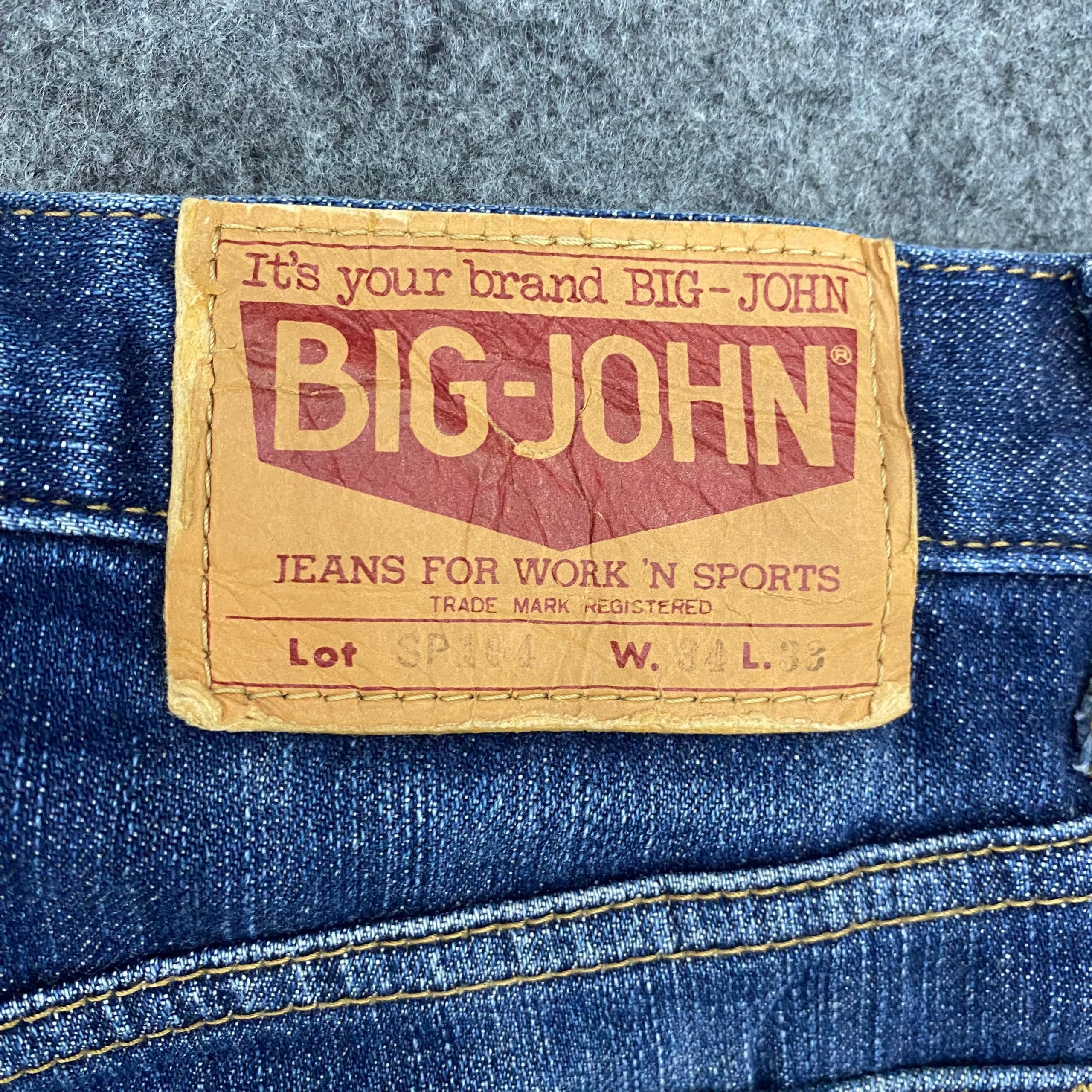 Big John 💥Best Offer💥Vintage Big John Distressed Denim Size US 33 - 10 Thumbnail