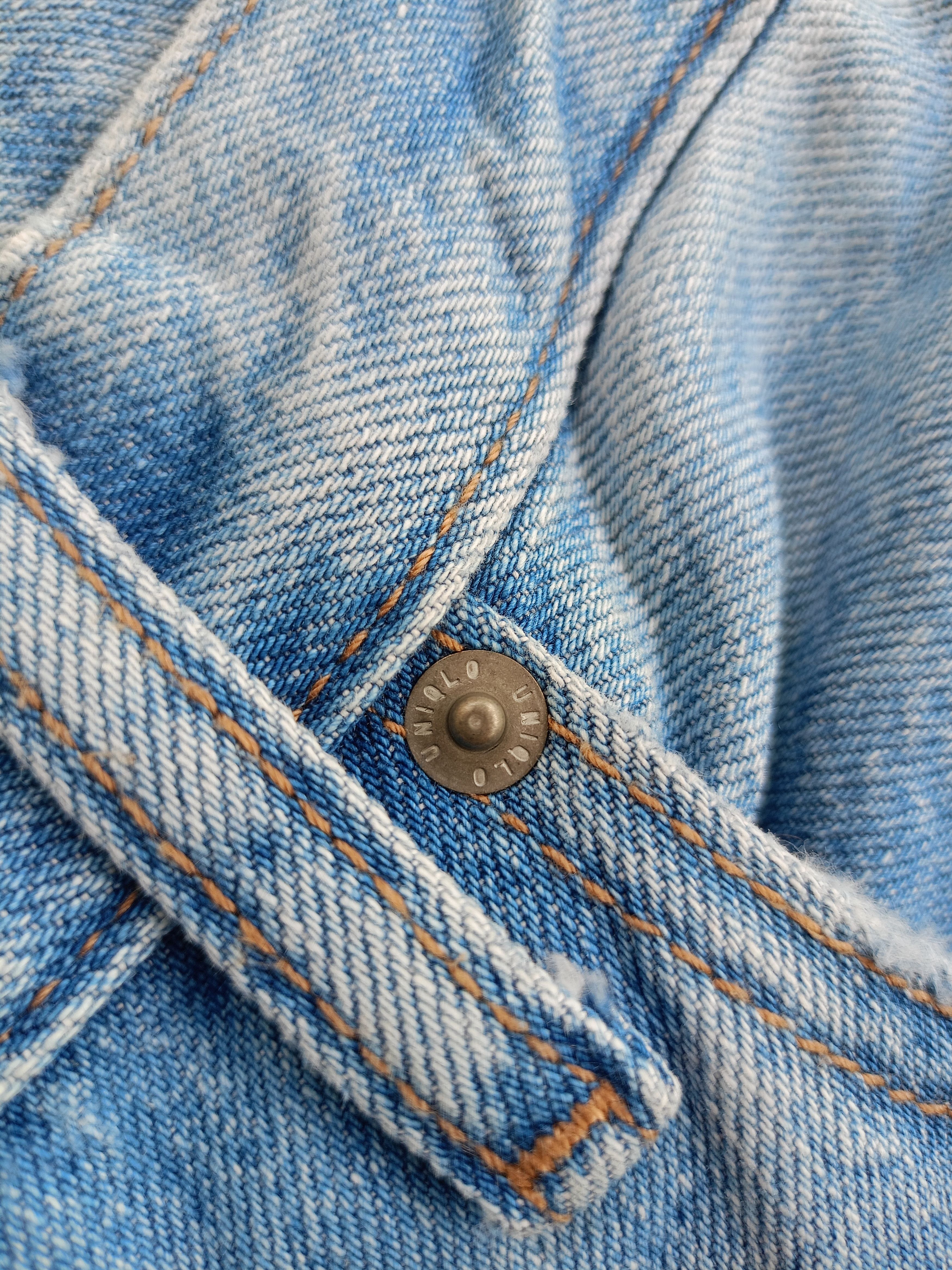 Kaihara Denim × Uniqlo × Vintage UNIQLO Regular, Straight Cut Distressed Vintage Denim Size US 26 / EU 42 - 13 Thumbnail