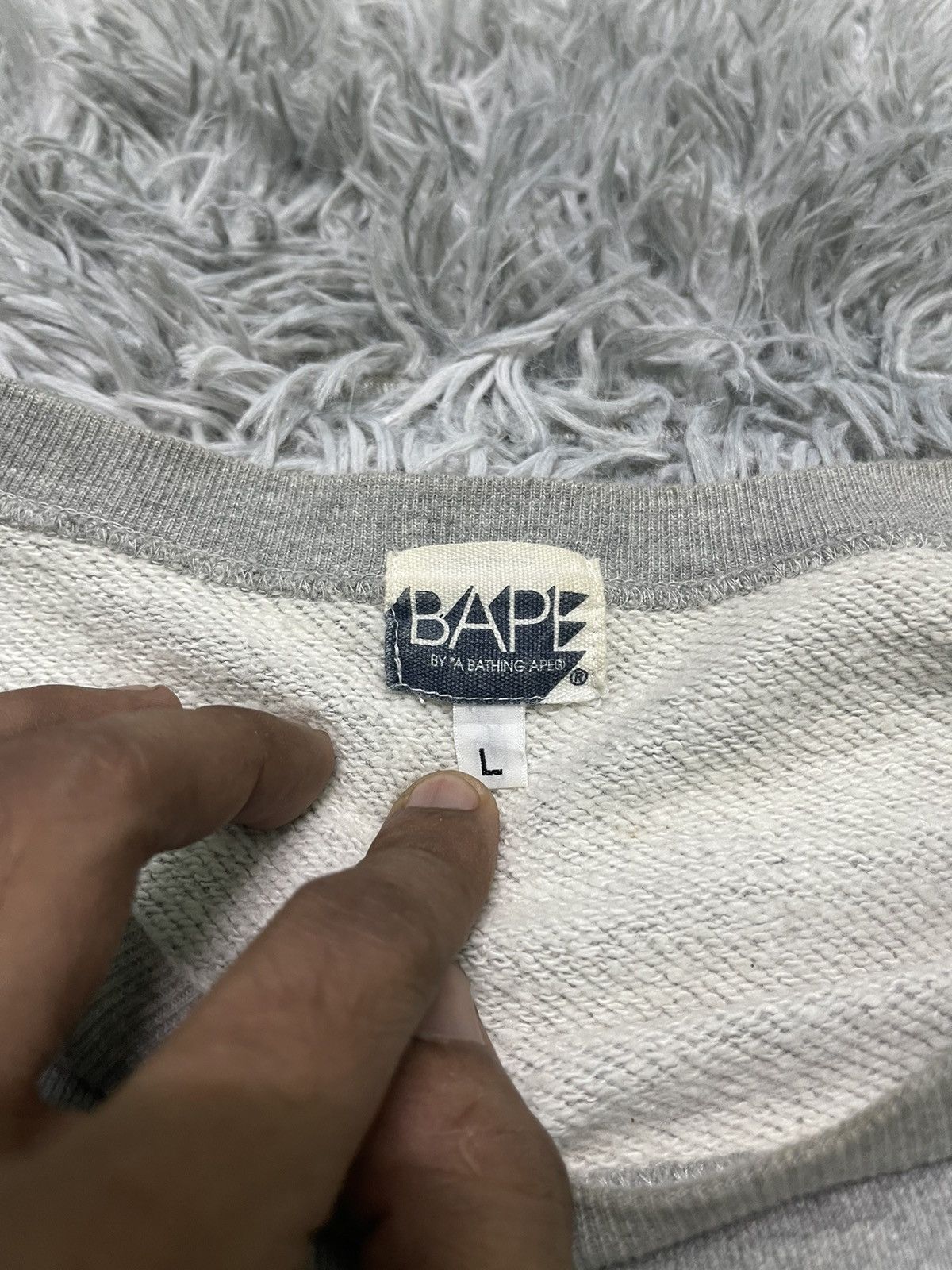Bape × Swarovski VINTAGE 2000s BAPE SWAROVSKI SWEATSHIRT DESIGN Size US L / EU 52-54 / 3 - 7 Thumbnail