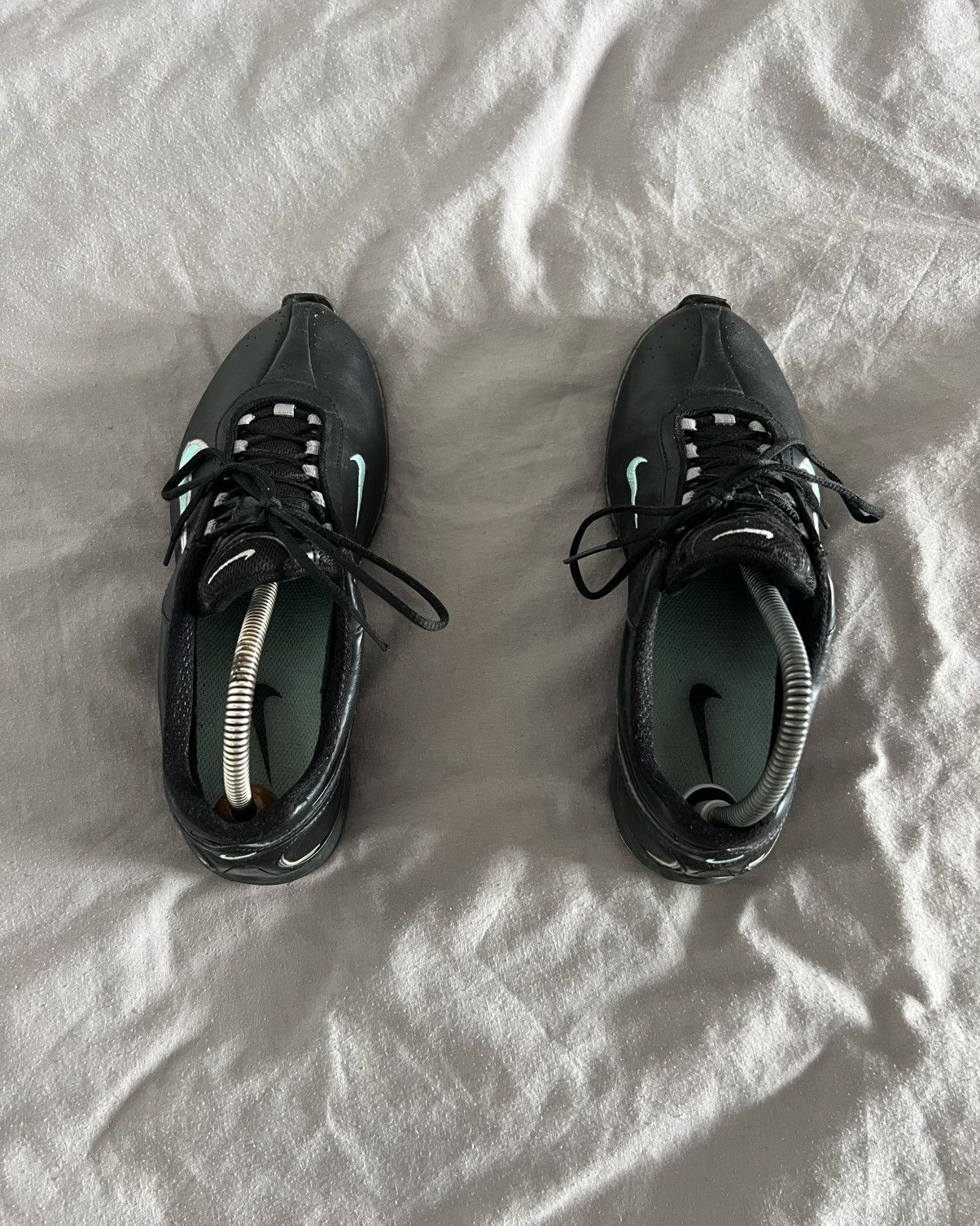 Nike Y2k Nike Leather Low Sneakers Vintage 38.5 Size US 8.5 / IT 38.5 - 3 Thumbnail