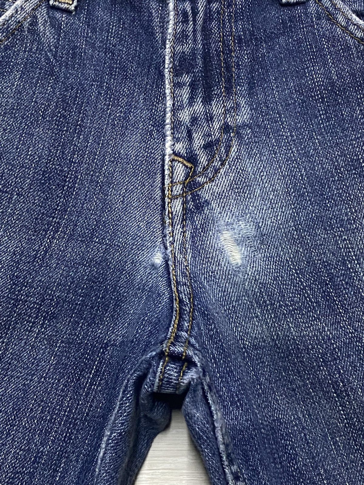 Levi's Vintage Levis Austin Jean Flare Blue Wash Distressed Jeans Size US 31 - 9 Thumbnail