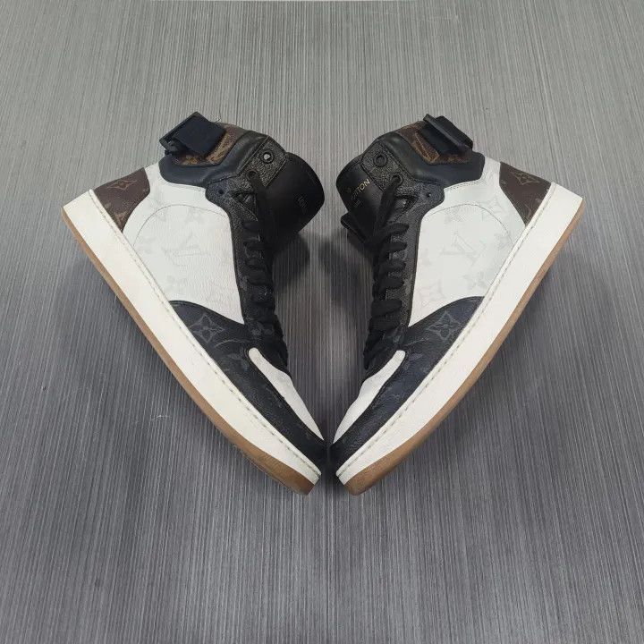 Louis Vuitton Louis Vuitton Rivoli Sneakers in Black and White -2508 Size US 8.5 / EU 41-42 - 7 Thumbnail