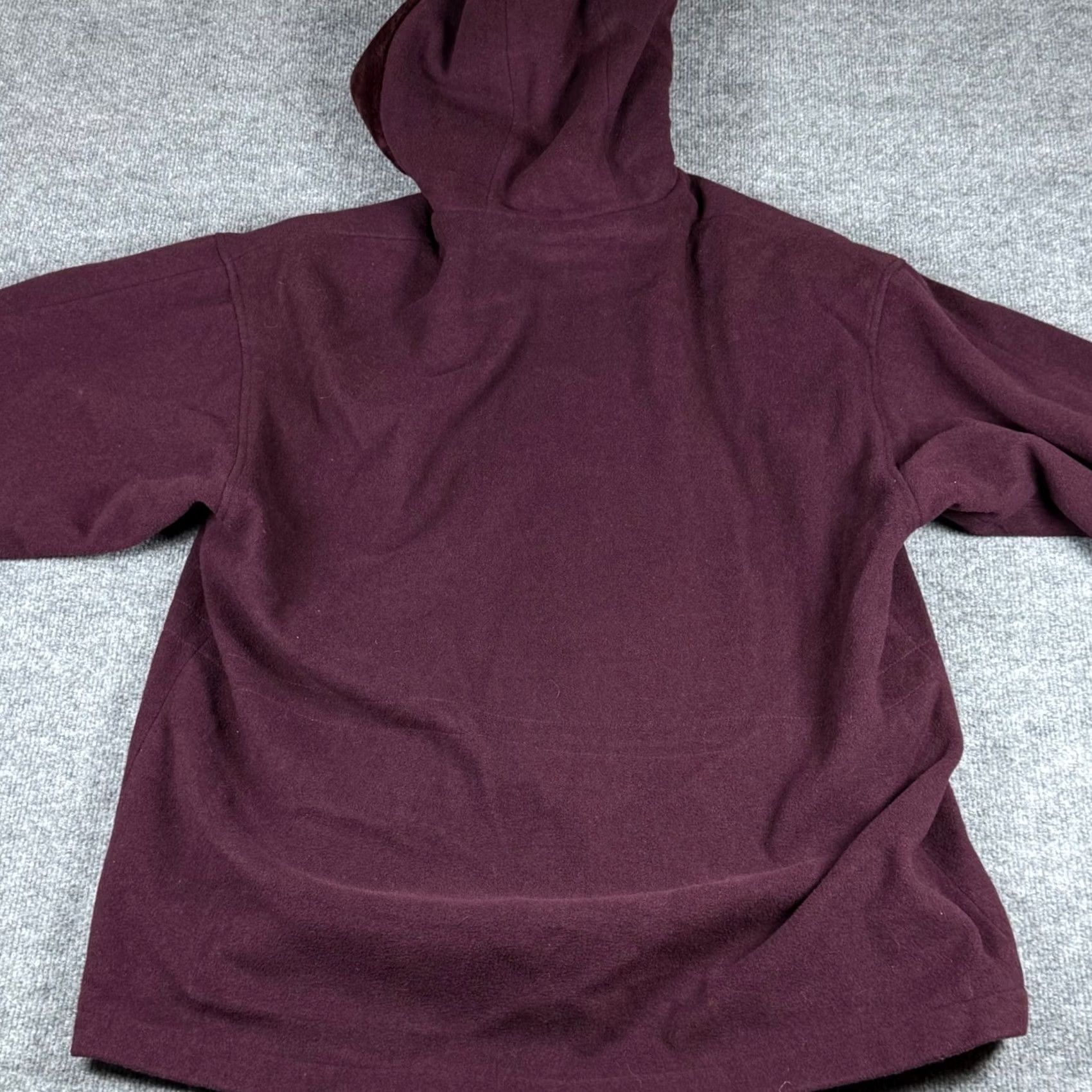 Vintage VINTAGE Herman Kay Coat Wool Blend Hooded Faux Fur Trim Button Zipper Toggle Purple 14 Women Outerwear Fall Winter Size XL / US 12-14 / IT 48-50 - 4 Thumbnail