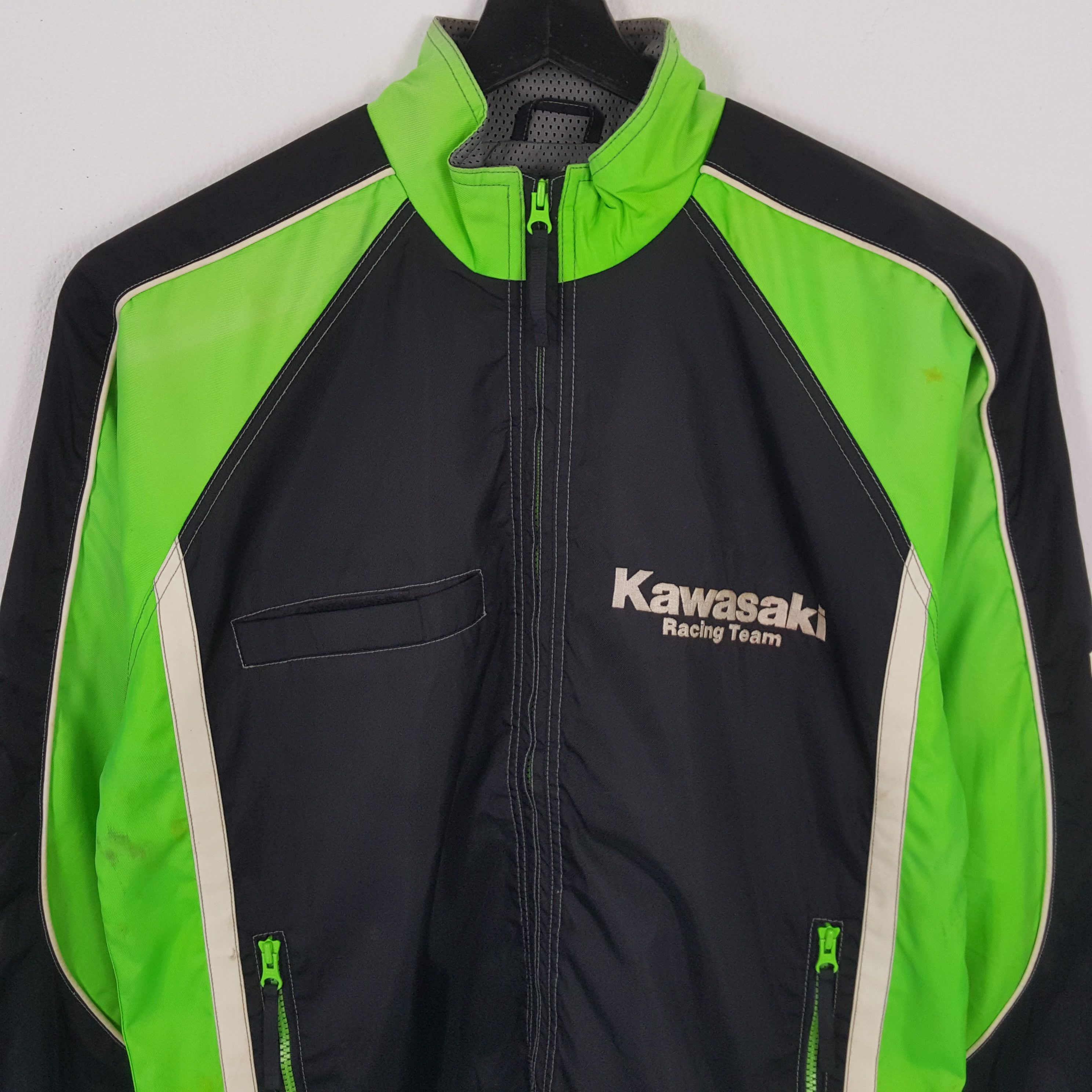 Japanese Brand × Vintage KAWASAKI RACING TEAM Taichi Jacket Motorcycle Style Size US L / EU 52-54 / 3 - 4 Thumbnail