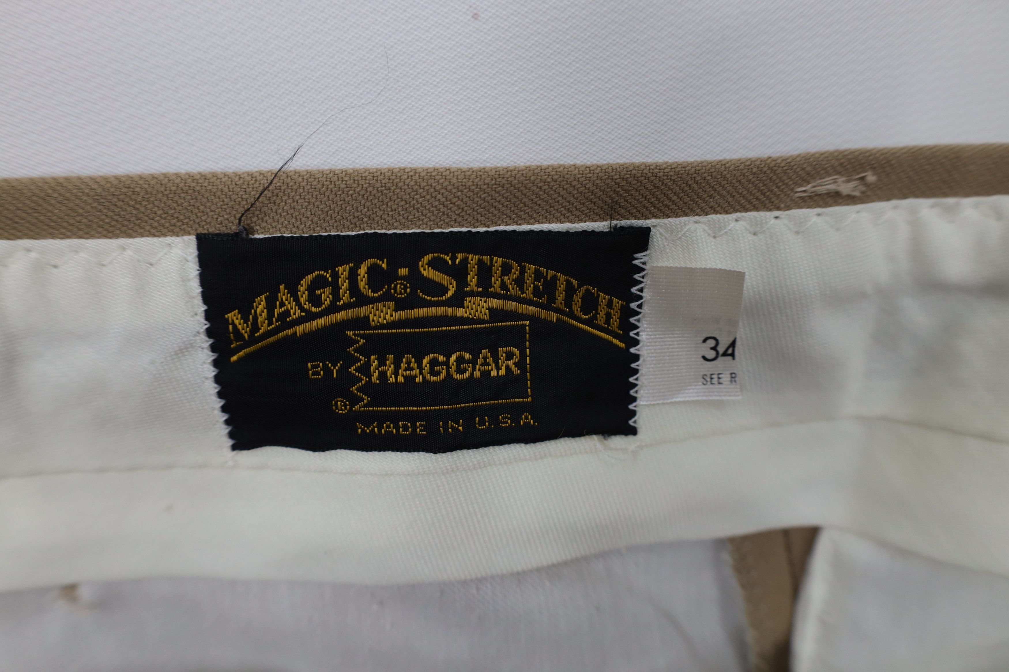 Vintage Vintage 70s Streetwear Flared Wide Leg Chino Pants Beige USA Size US 34 / EU 50 - 7 Thumbnail