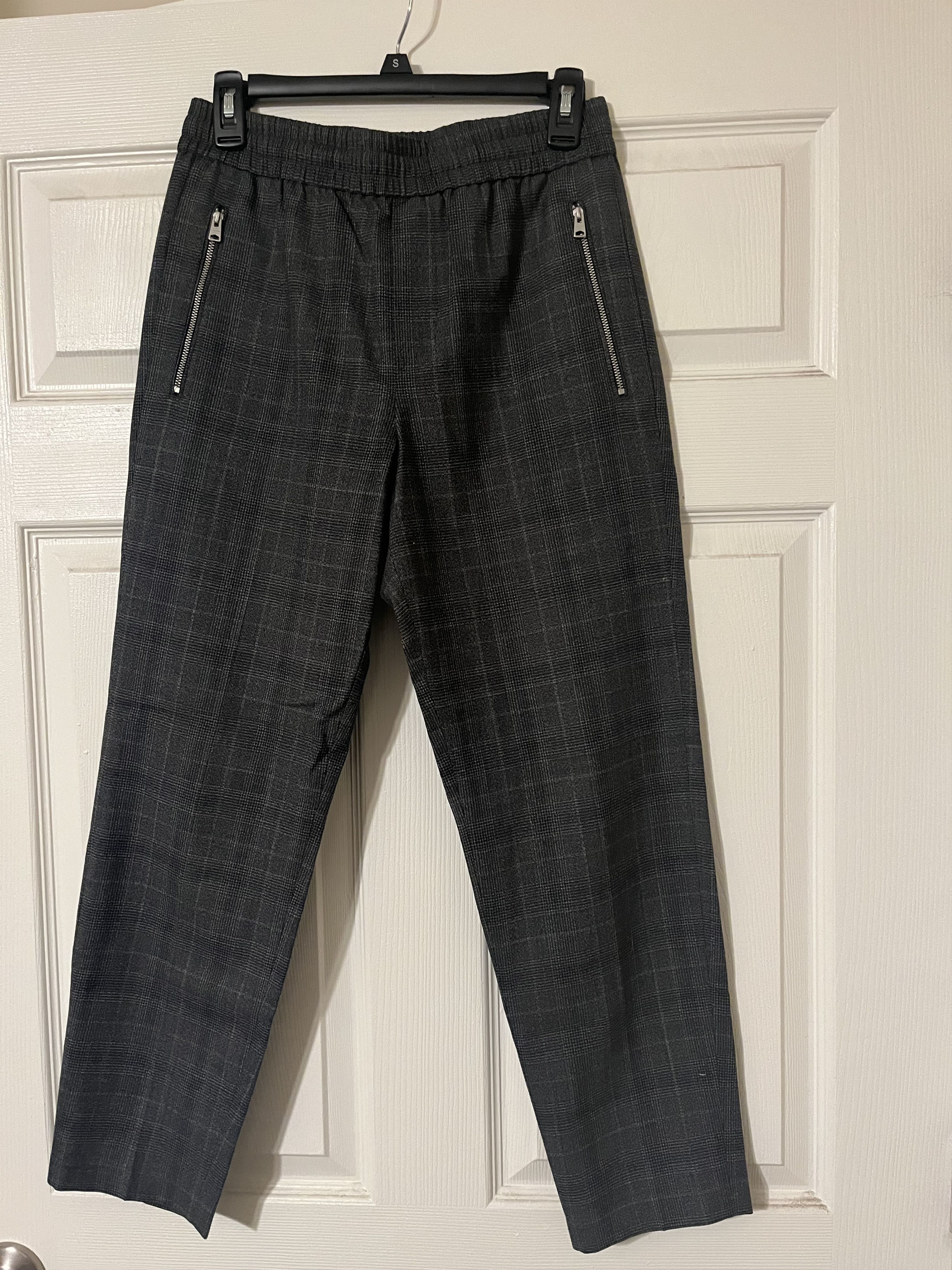 Plaid Cropped Trouser