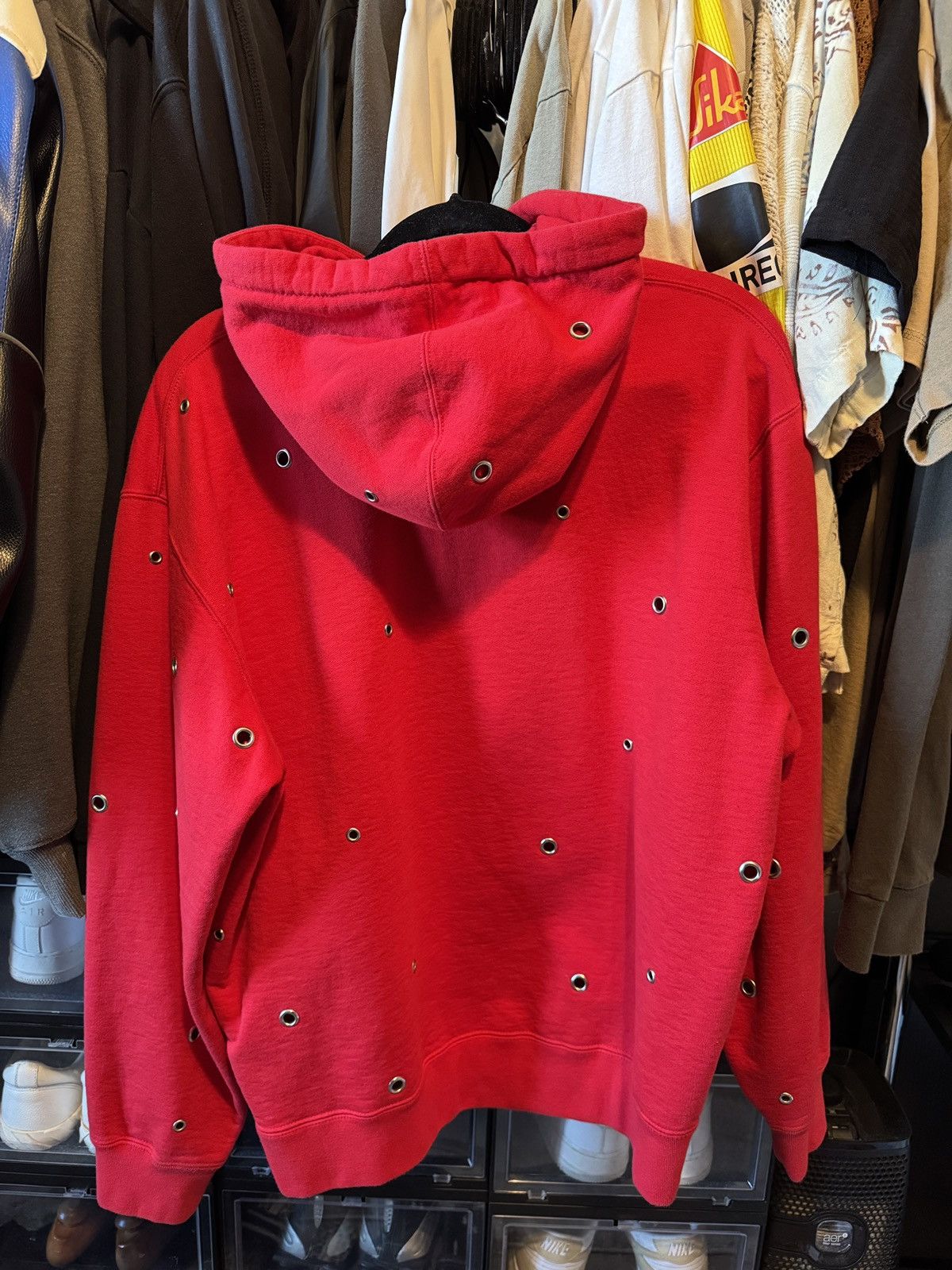 Supreme Supreme Eyelet Hoodie SS20 | Grailed