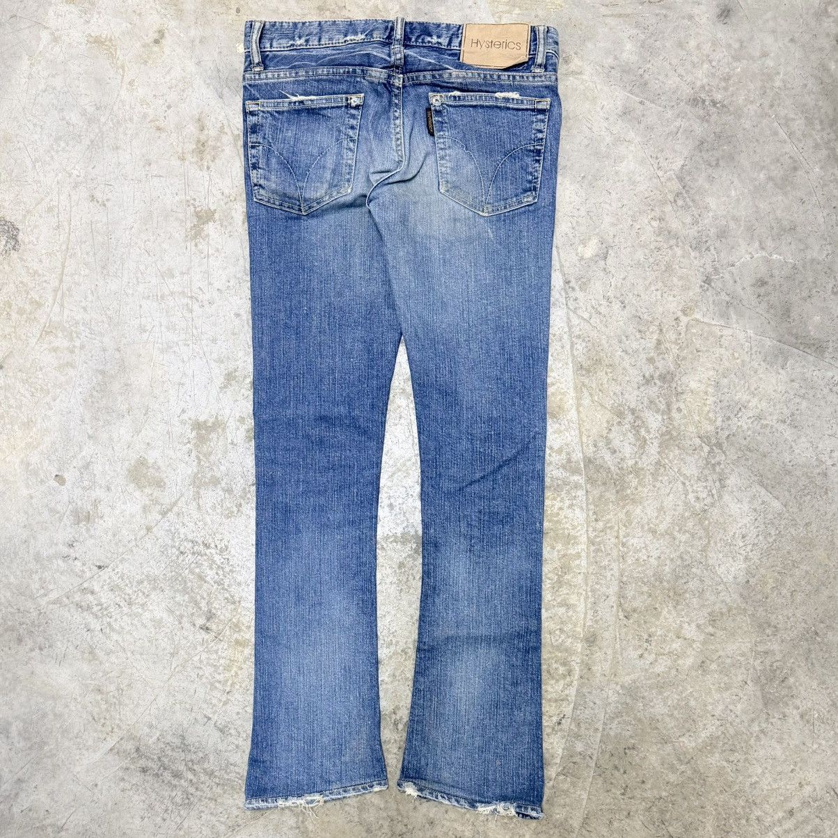 Hysteric Glamour Hysteric Glamour x Led Zeppelin y2k Punk Style Bootcut Jeans Size 29" - 2 Thumbnail