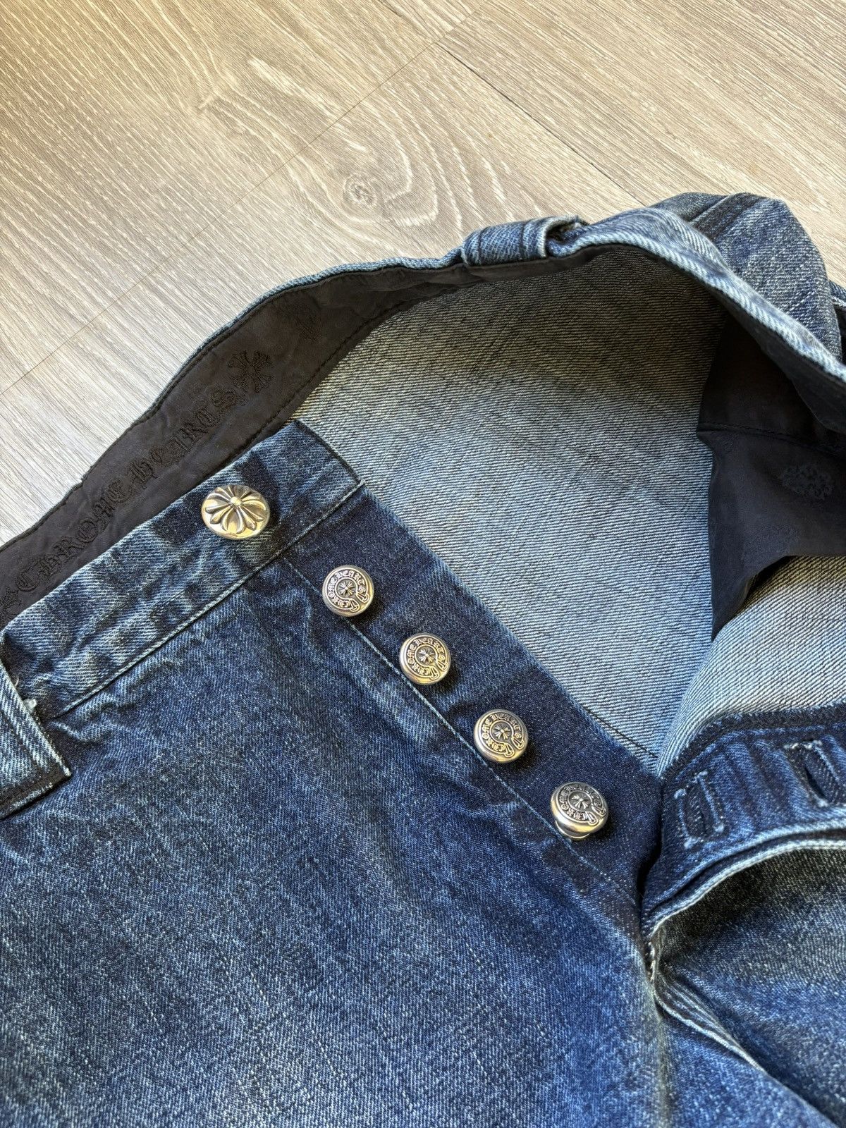 Chrome Hearts Chrome Hearts Blue Turbo Carpenters Size US 32 / EU 48 - 7 Thumbnail