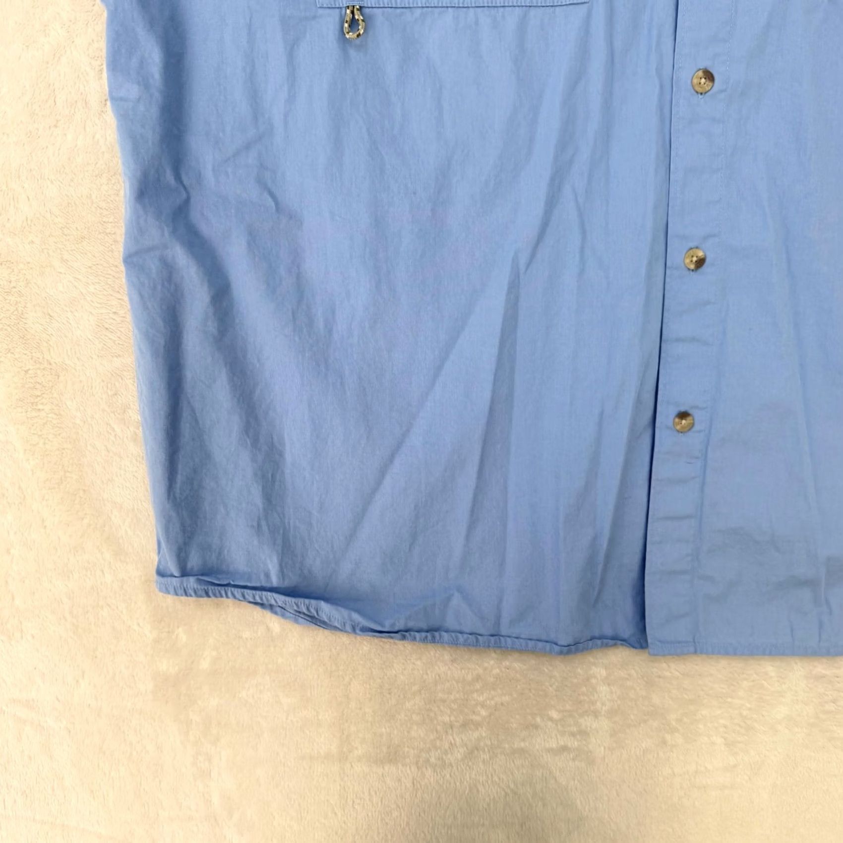 Vintage Columbia PFG Shirt Mens 2XL Blue Button-Up Short Sleeve Fishing Vented Outdoor Casual Summer Size US XXL / EU 58 / 5 - 6 Thumbnail