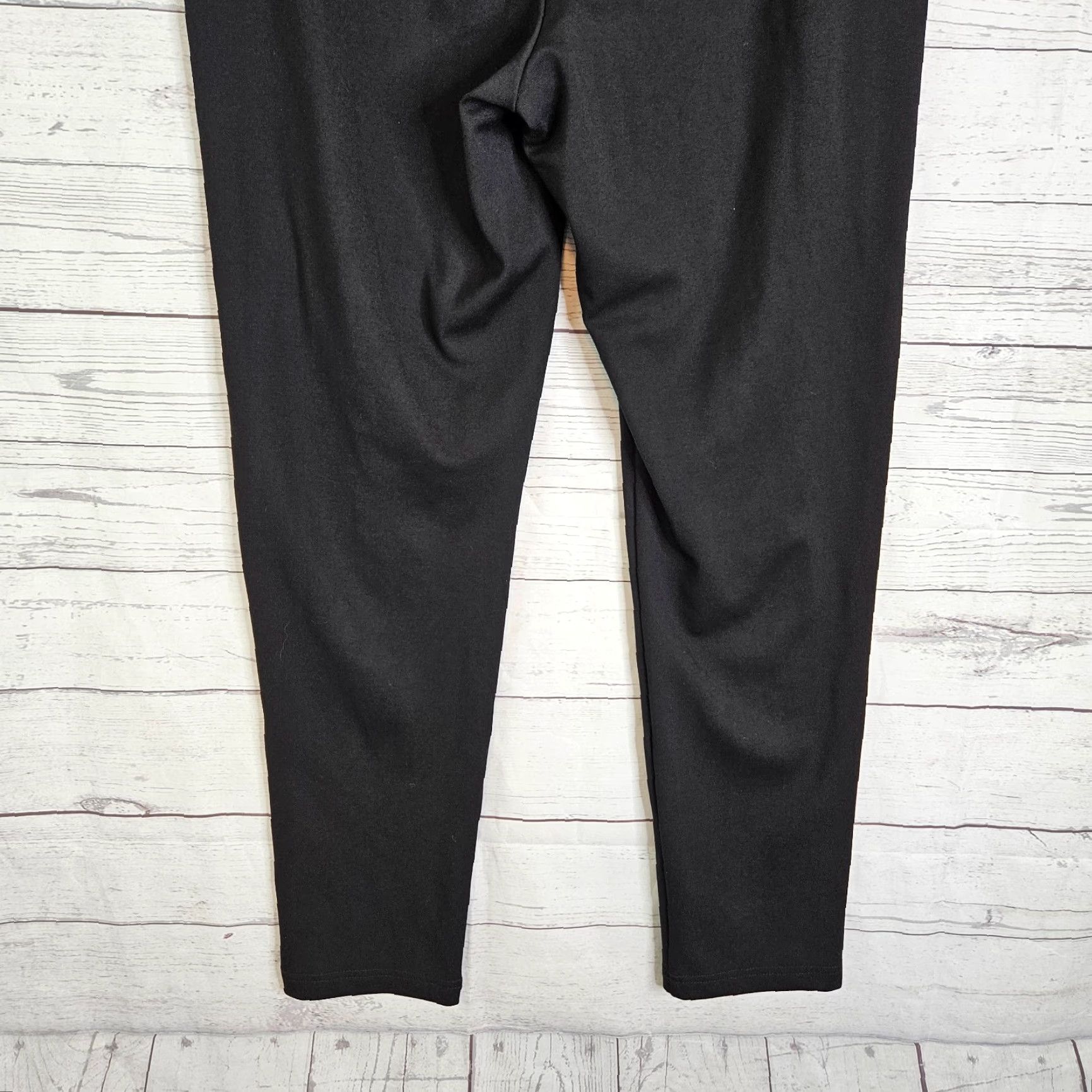 Vintage Universal Standard Womens Ponte Pants Sz 14-16 Black Pull On Size 36" / US 14 / IT 50 - 5 Thumbnail
