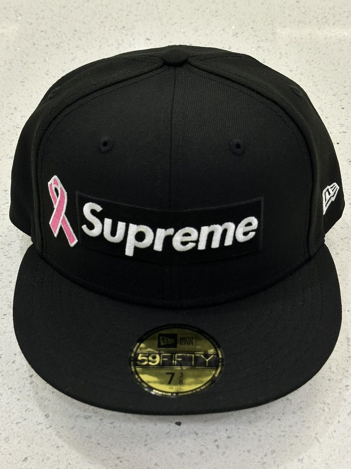 Supreme Supreme Box Logo Breast Cancer Fitted Hat Size ONE SIZE - 2 Thumbnail