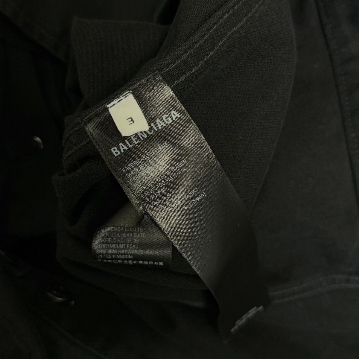 Balenciaga Balenciaga Gaffer Logo Denim Jacket Size US XL / EU 56 / 4 - 6 Thumbnail