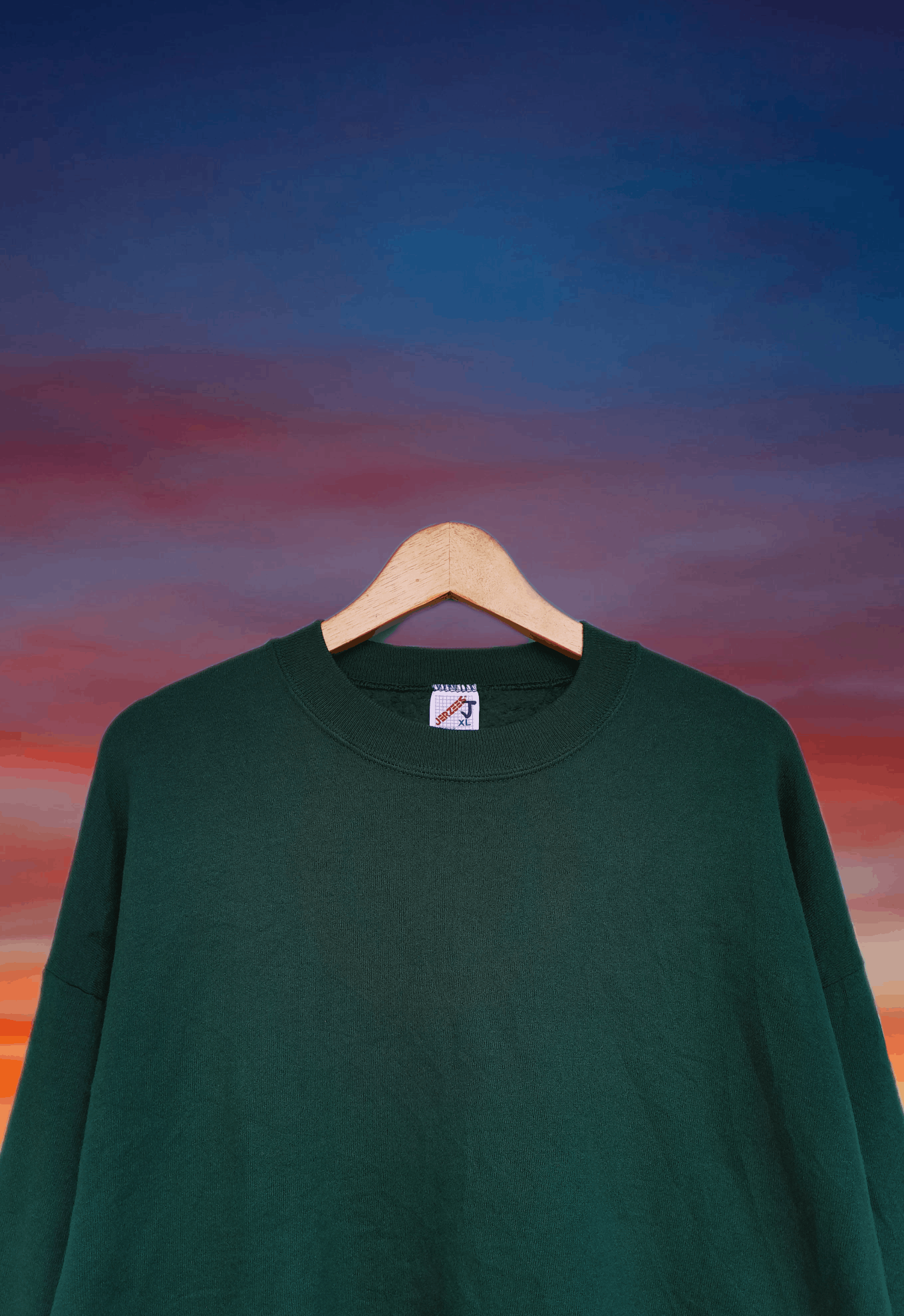 Jerzees Streetwear Vintage 80s/90s Blank Jerzees Sweatshirt Size US XL / EU 56 / 4 - 3 Thumbnail