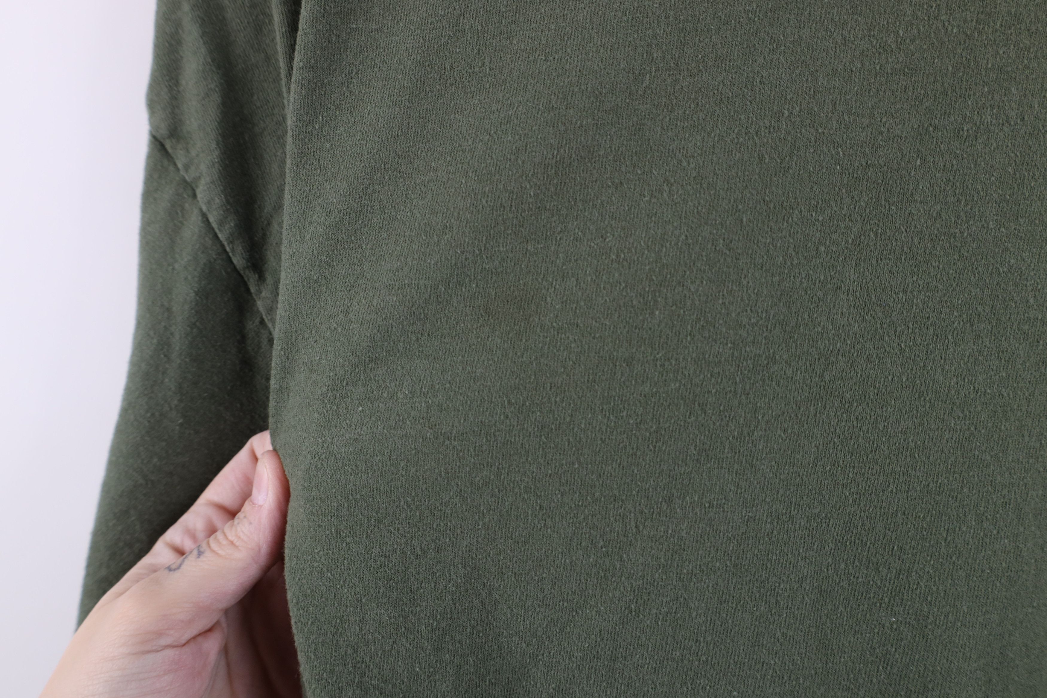 Vintage Vintage Y2K Streetwear Long Sleeve T-Shirt Green Cotton Size US L / EU 52-54 / 3 - 9 Thumbnail