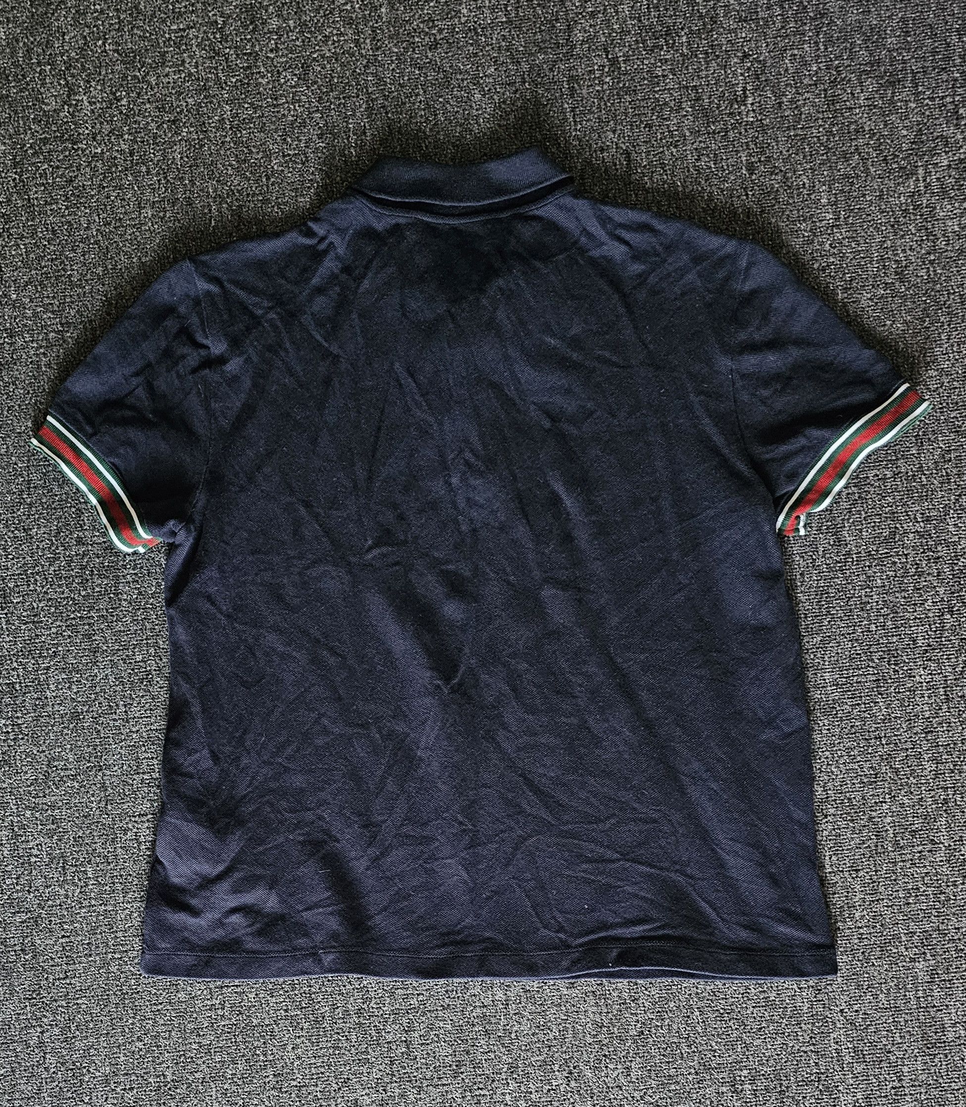 Gucci Gucci Men's Black Polo Shirt Size XL Like L Size US XL / EU 56 / 4 - 3 Thumbnail