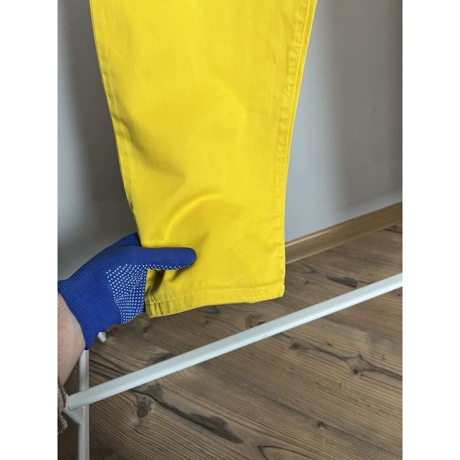 Versace RARE! Versace V2 Classic Men`s Yellow Denim Straight Pants S Size US 33 - 10 Thumbnail