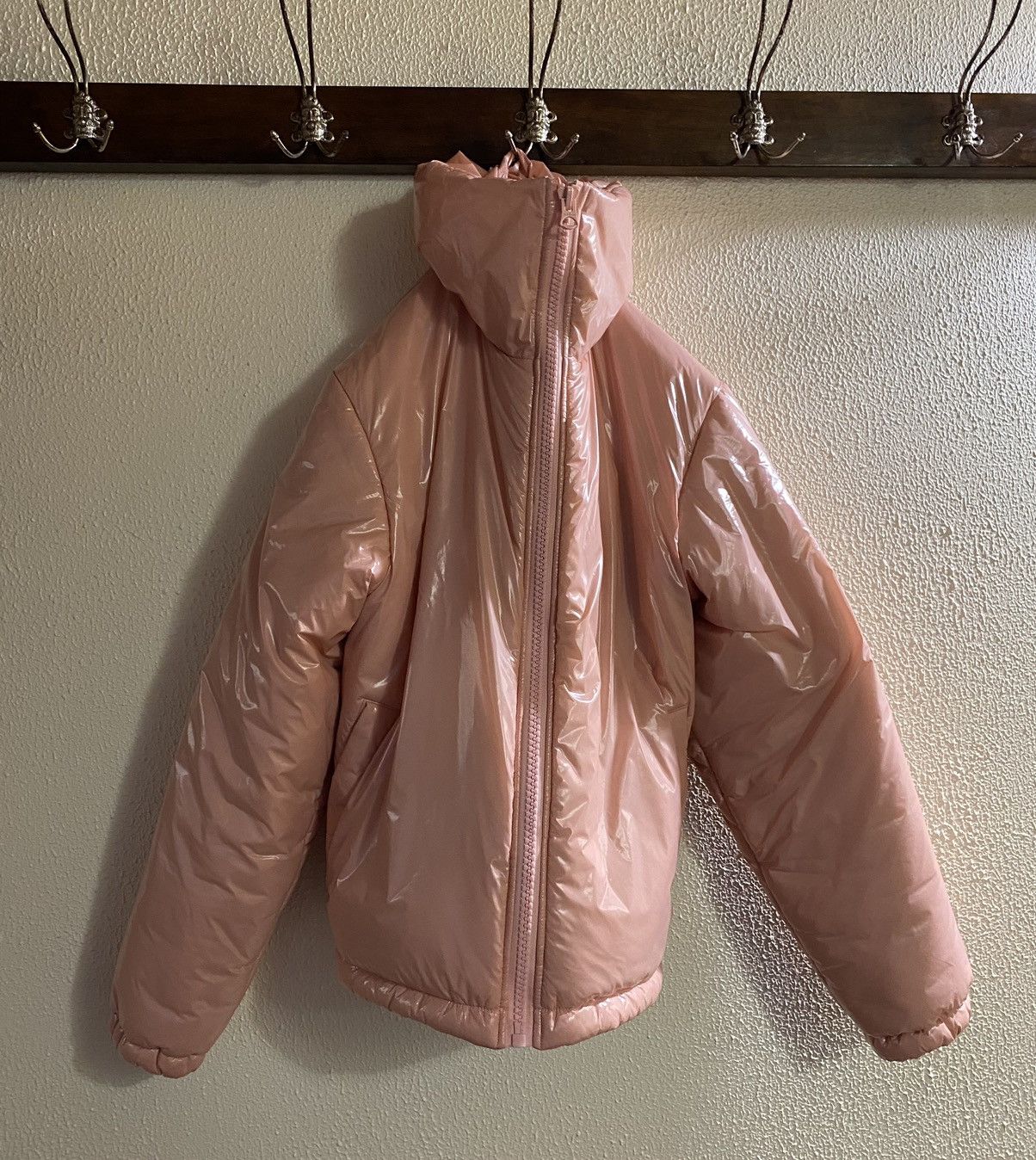 image of Acne Studios Puffer Jacket in Pink, Women's (Size XS)