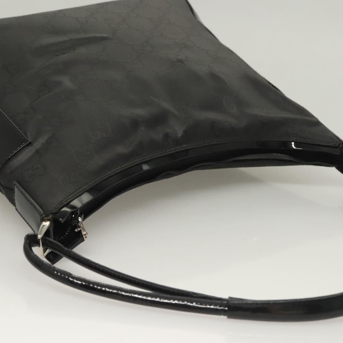 Gucci GUCCI GG Canvas Shoulder Bag Nylon Outlet Black Silver Size ONE SIZE - 6 Thumbnail