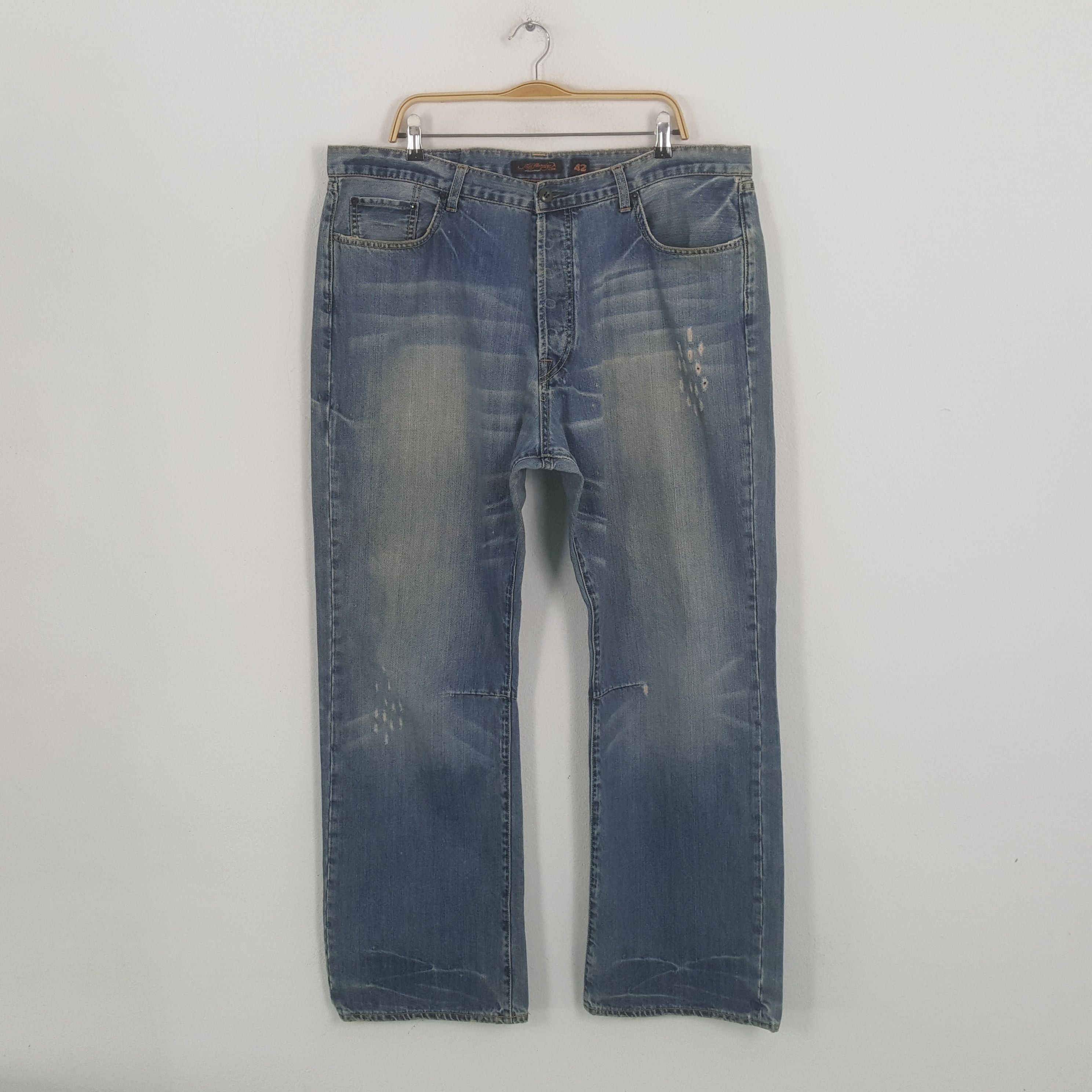 Christian Audigier × Ed Hardy × Vintage Vintage ED-HARDY by CHRISTIAN AUDIGIER Designer Brand Jeans Size US 41 - 4 Thumbnail